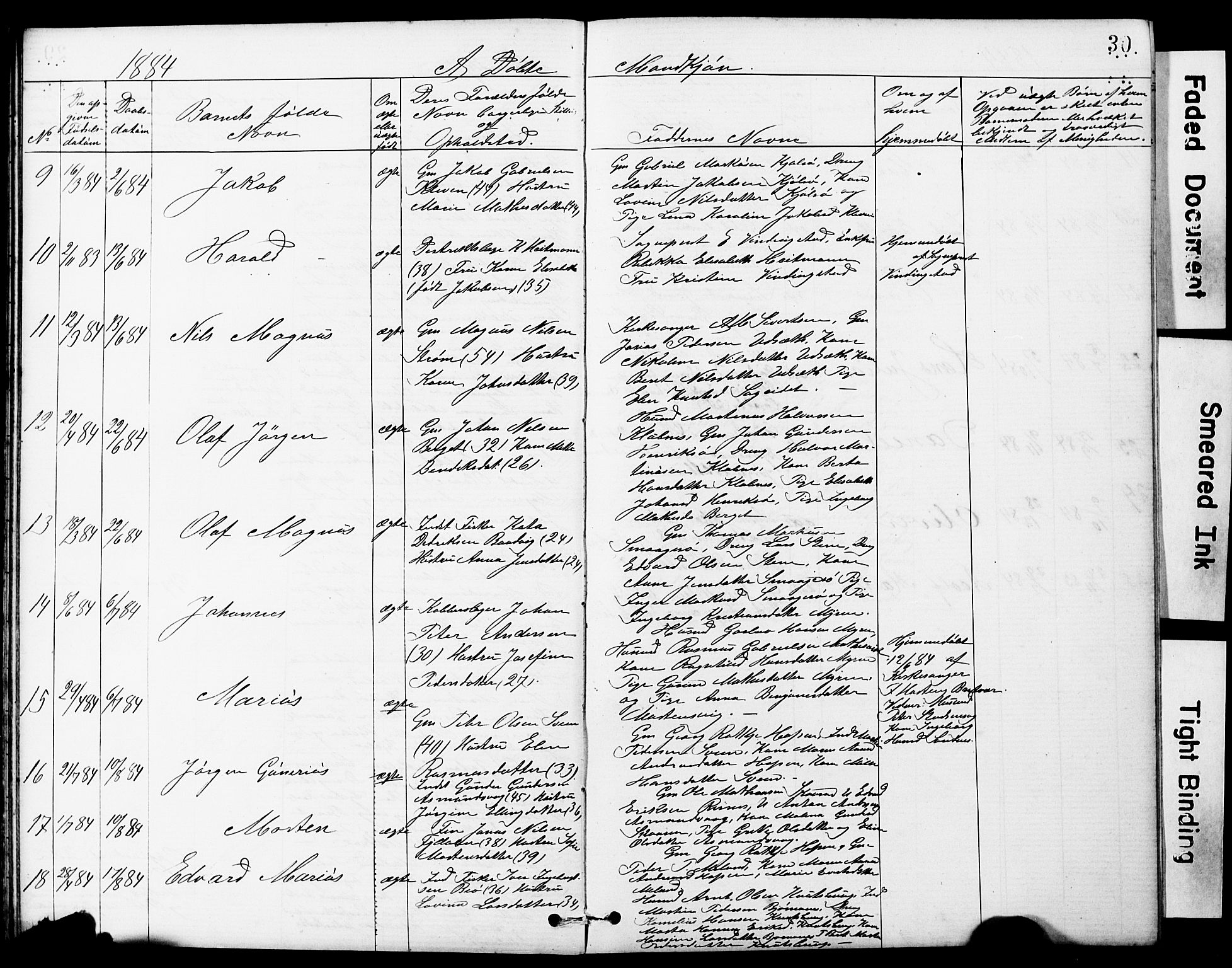 Ministerialprotokoller, klokkerbøker og fødselsregistre - Sør-Trøndelag, SAT/A-1456/634/L0541: Parish register (copy) no. 634C03, 1874-1891, p. 30