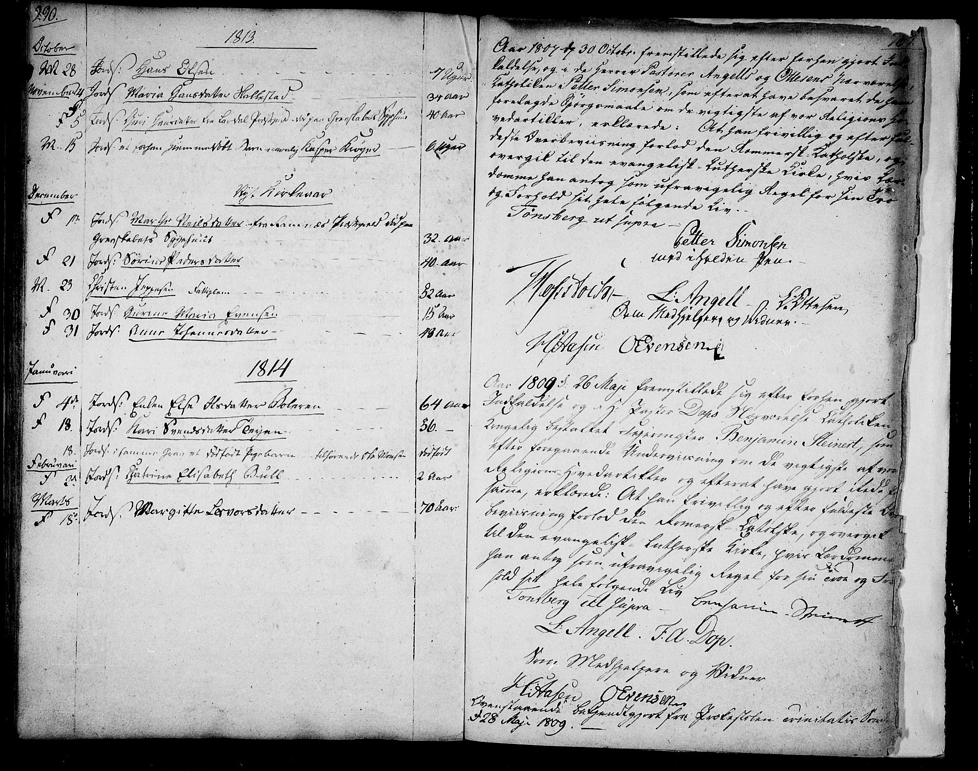 Tønsberg kirkebøker, SAKO/A-330/F/Fa/L0003: Parish register (official) no. I 3, 1797-1814, p. 290-291