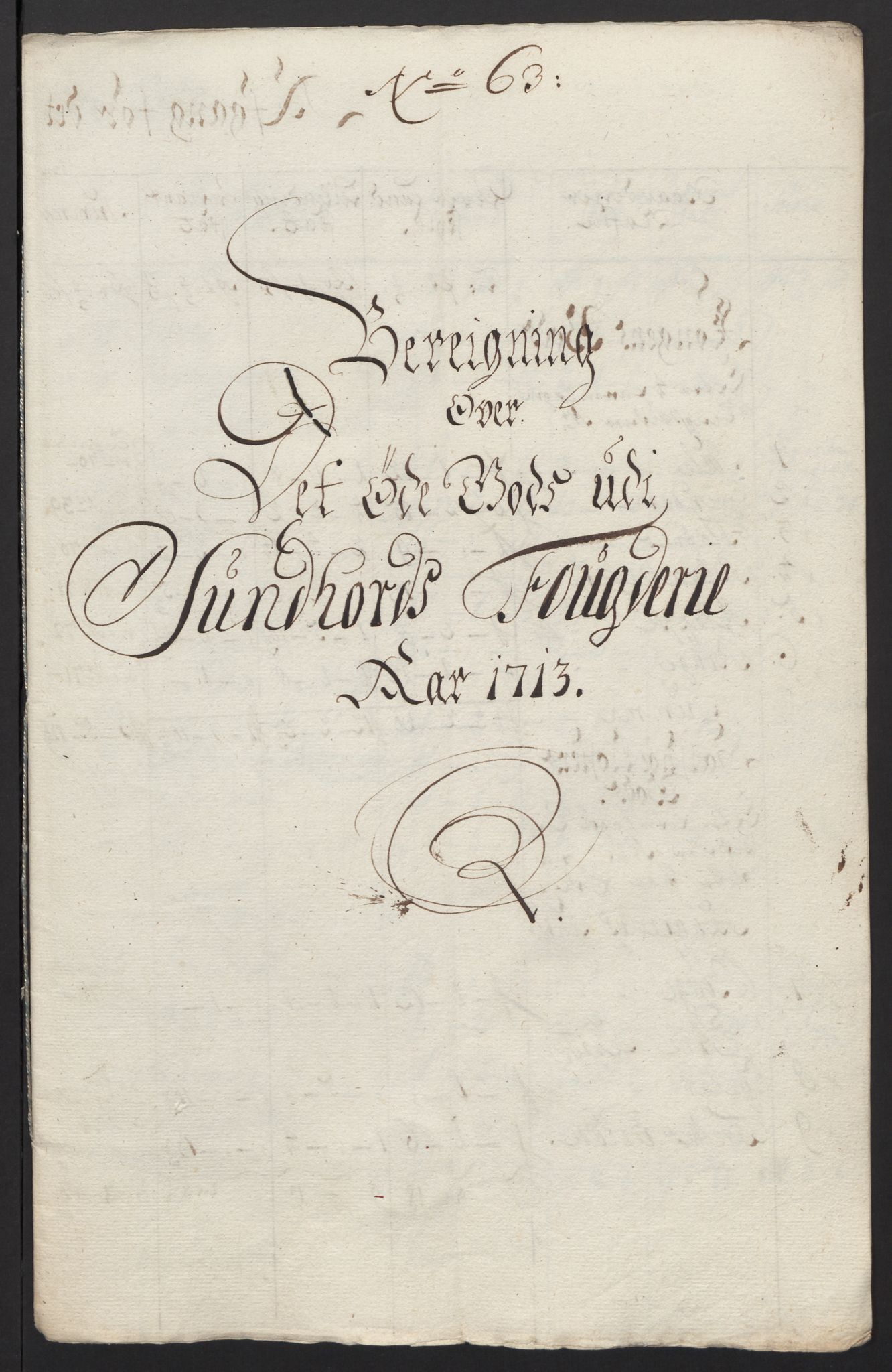 Rentekammeret inntil 1814, Reviderte regnskaper, Fogderegnskap, RA/EA-4092/R48/L2989: Fogderegnskap Sunnhordland og Hardanger, 1713, p. 378