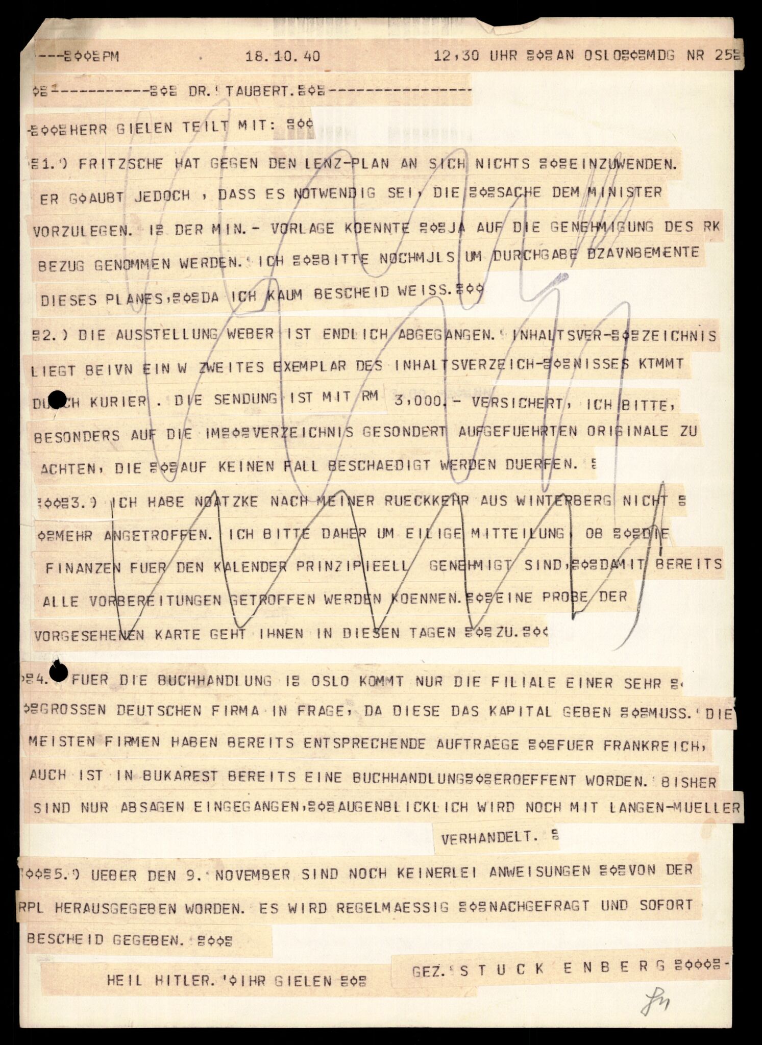 Forsvarets Overkommando. 2 kontor. Arkiv 11.4. Spredte tyske arkivsaker, AV/RA-RAFA-7031/D/Dar/Darb/L0009: Reichskommissariat - Hauptabteilung Volksaufklärung und Propaganda, 1940-1942, p. 637