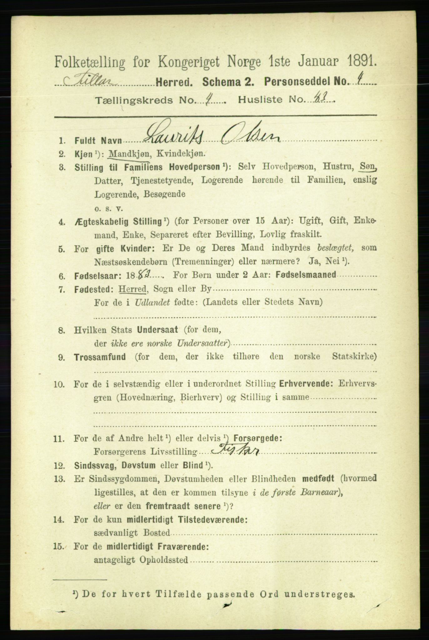 RA, 1891 census for 1616 Fillan, 1891, p. 950