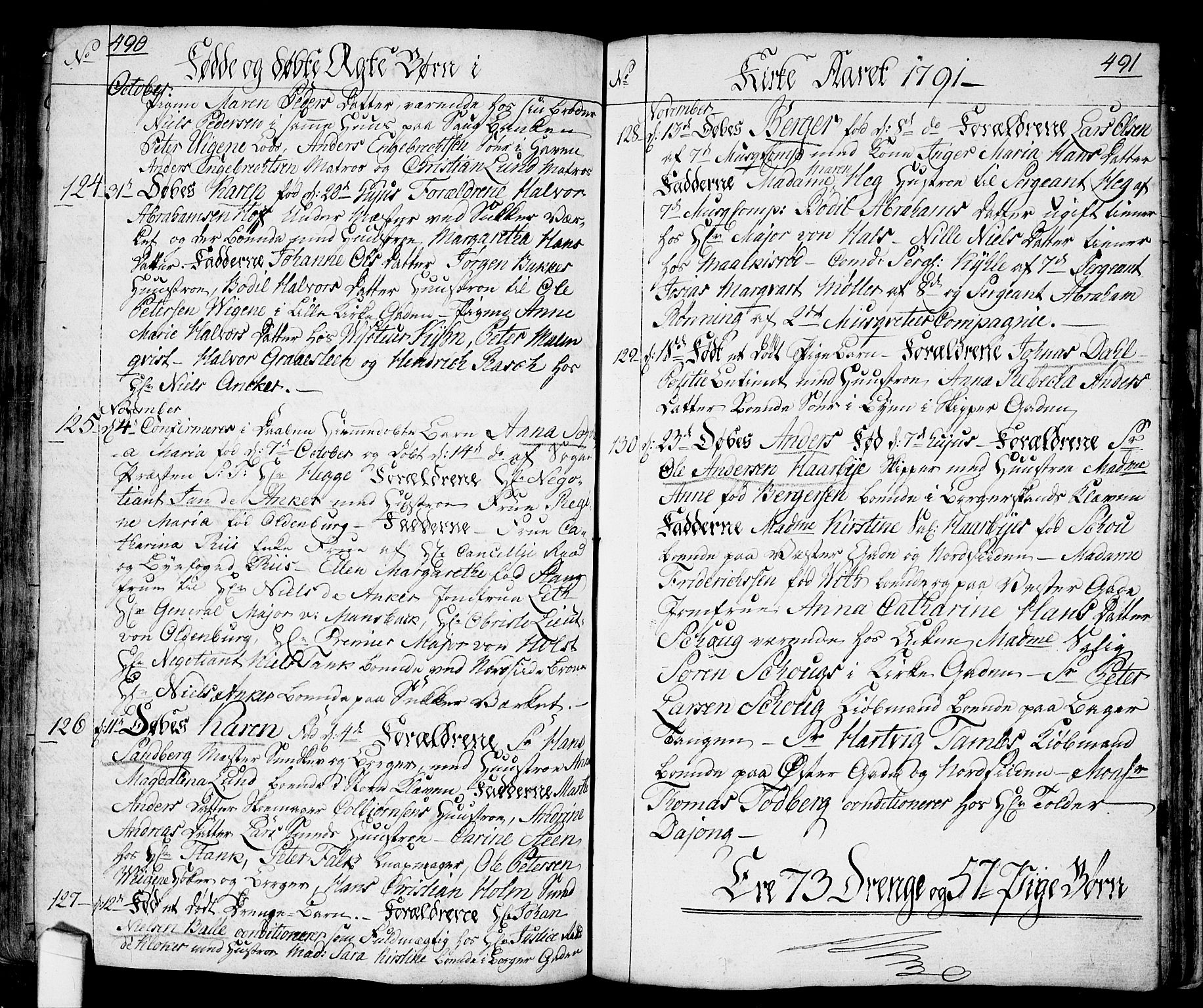 Halden prestekontor Kirkebøker, SAO/A-10909/F/Fa/L0001: Parish register (official) no. I 1, 1758-1791, p. 490-491
