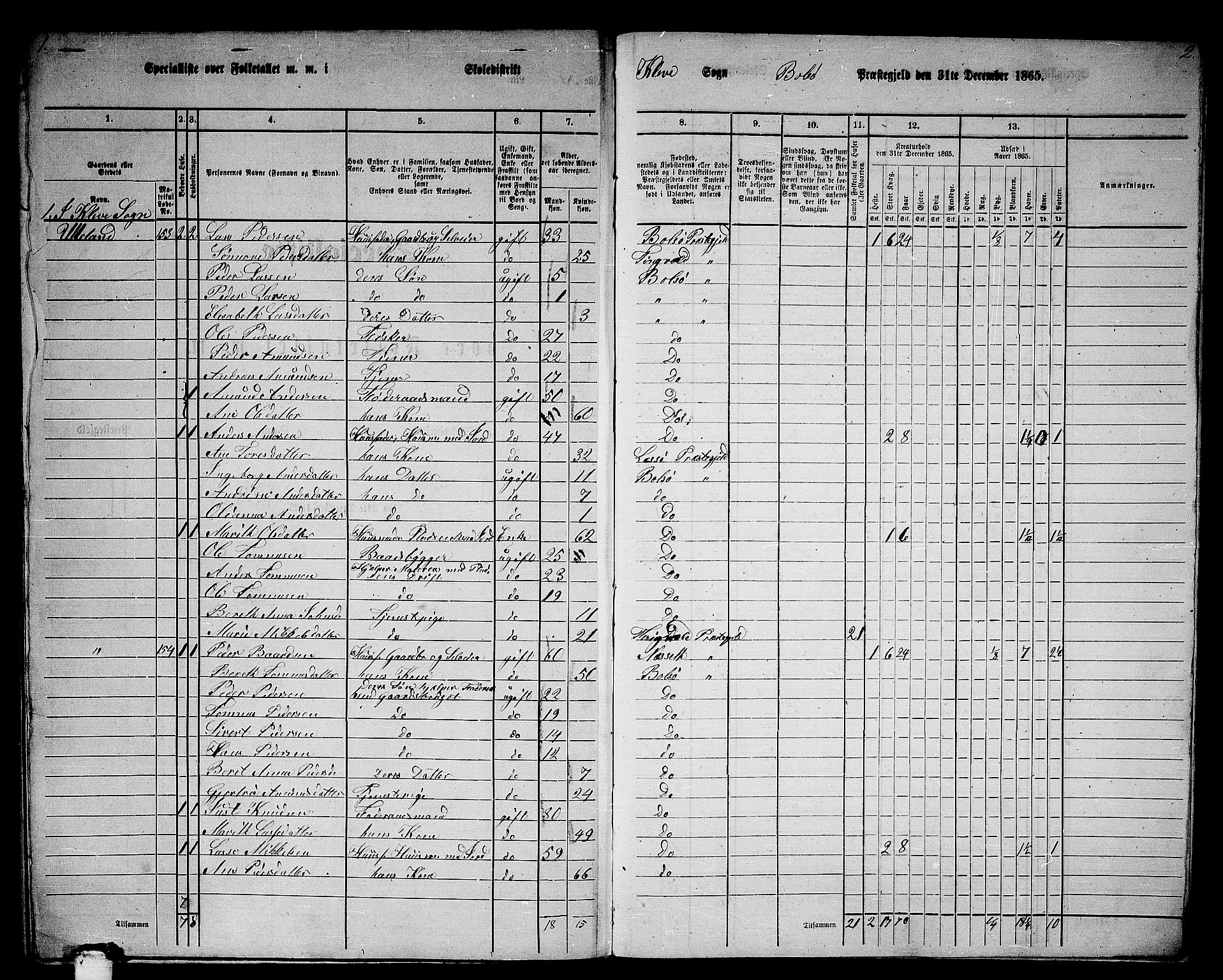 RA, 1865 census for Bolsøy, 1865, p. 131