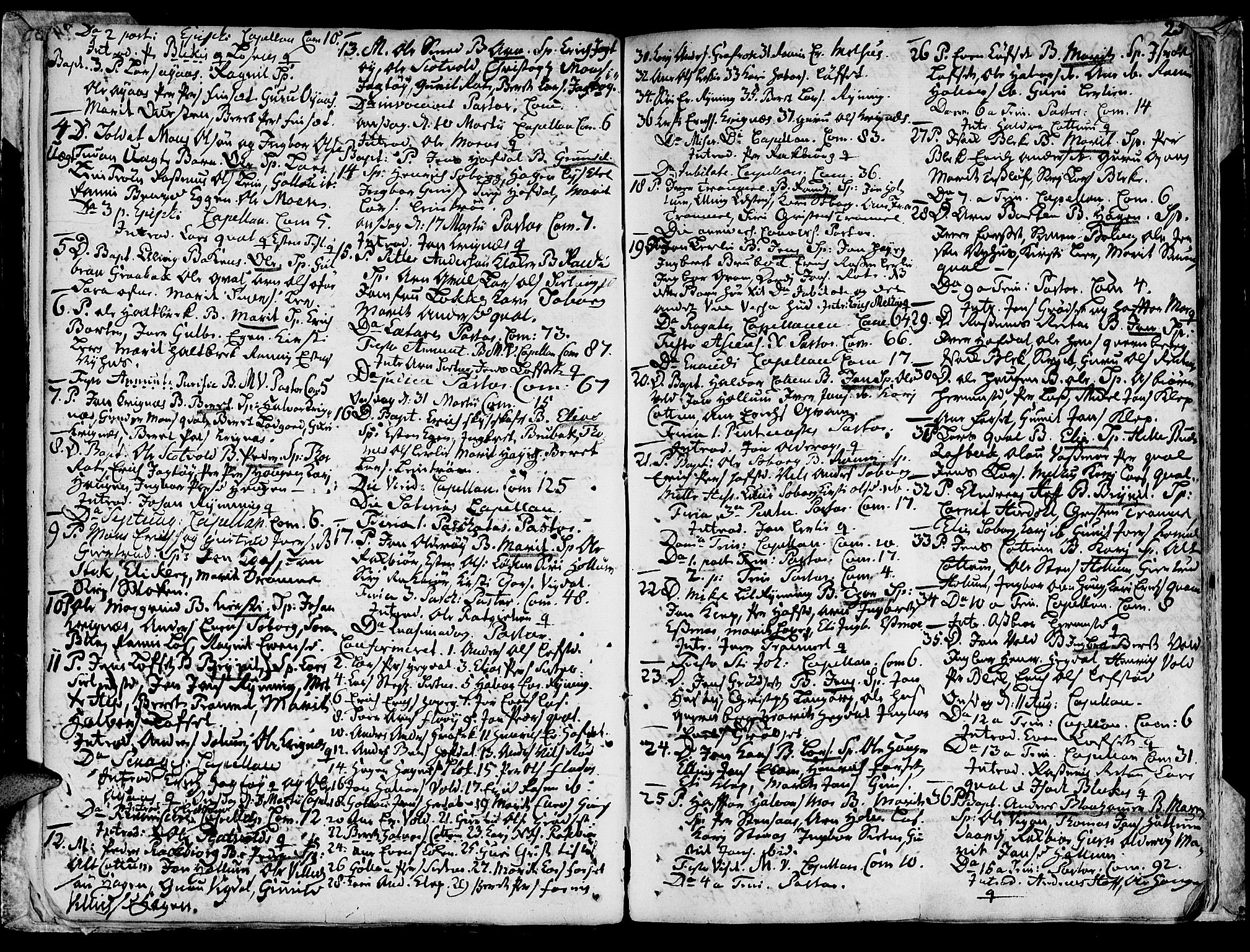 Ministerialprotokoller, klokkerbøker og fødselsregistre - Sør-Trøndelag, SAT/A-1456/691/L1057: Parish register (official) no. 691A01 /1, 1740-1767, p. 25