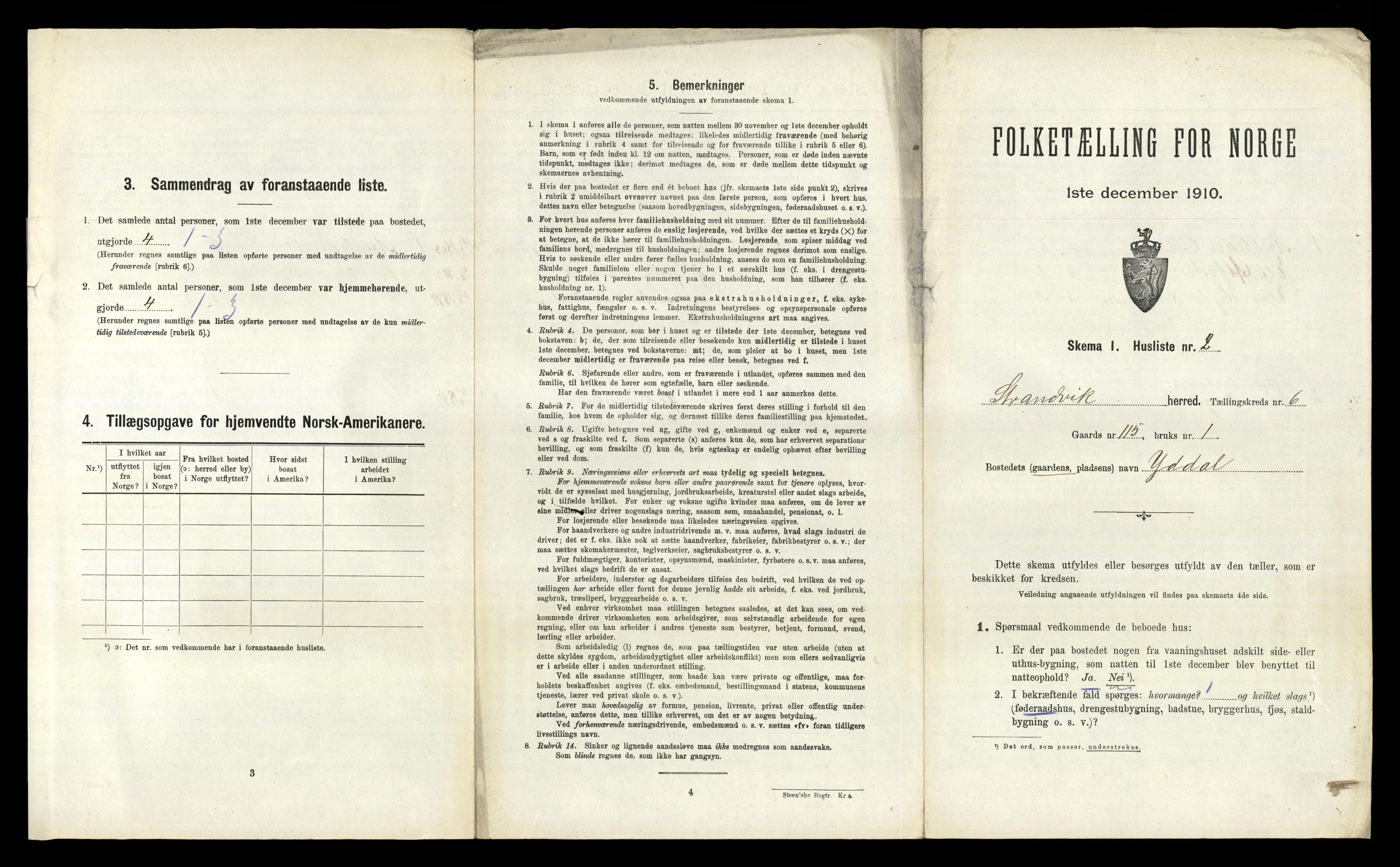 RA, 1910 census for Strandvik, 1910, p. 559