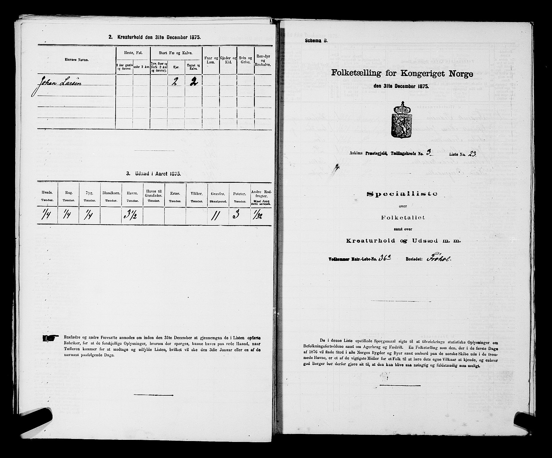RA, 1875 census for 0124P Askim, 1875, p. 204