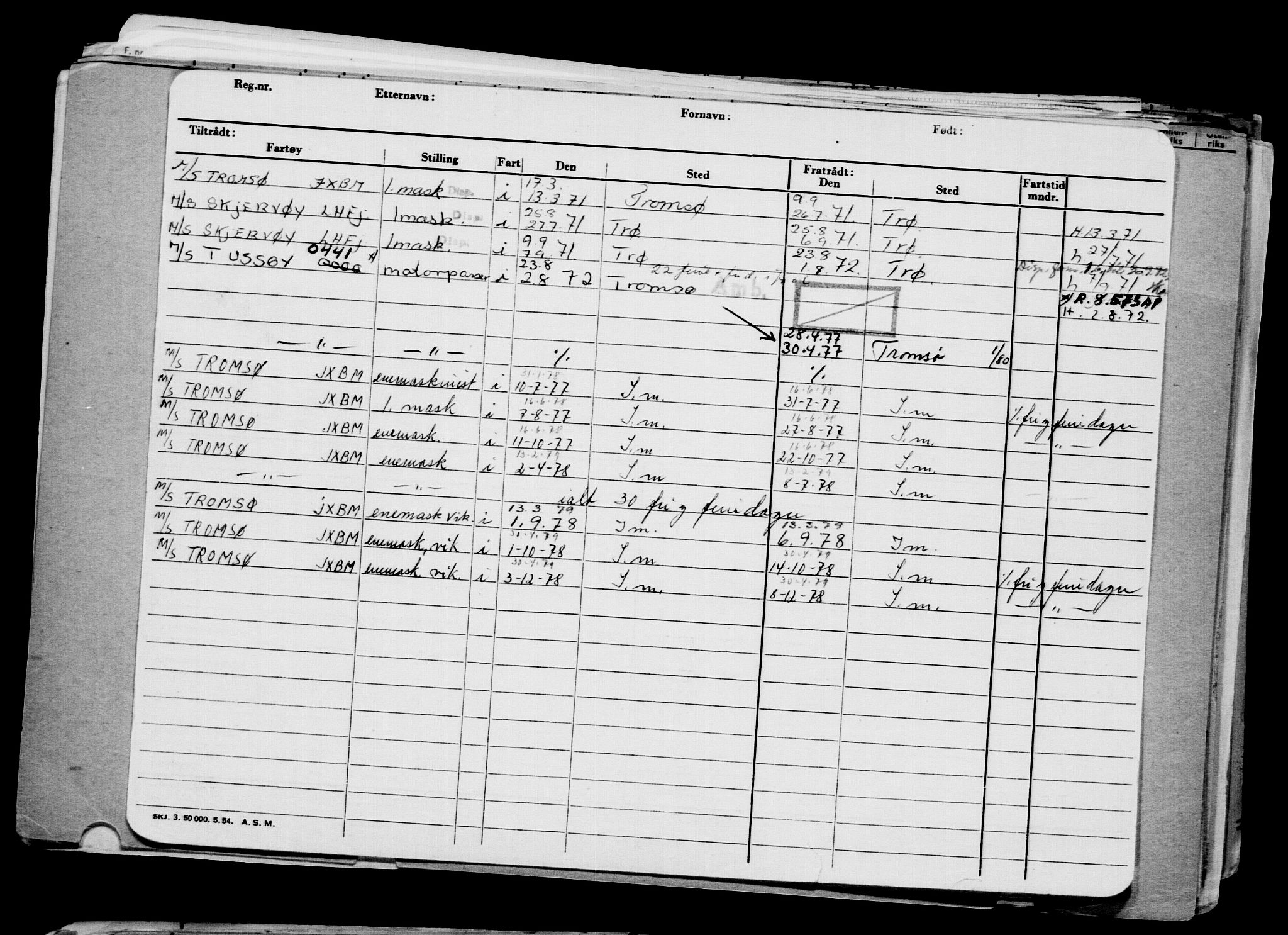 Direktoratet for sjømenn, AV/RA-S-3545/G/Gb/L0107: Hovedkort, 1912, p. 206