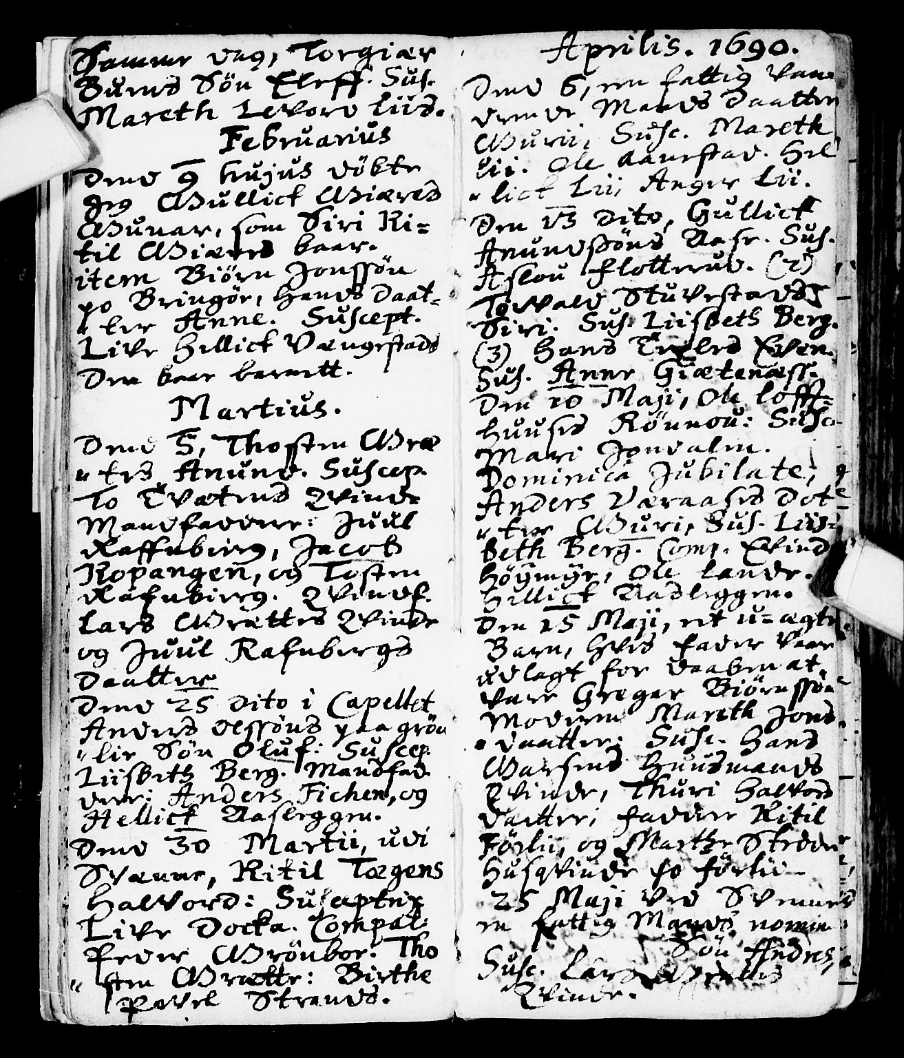 Flesberg kirkebøker, AV/SAKO-A-18/F/Fa/L0001: Parish register (official) no. I 1, 1688-1725