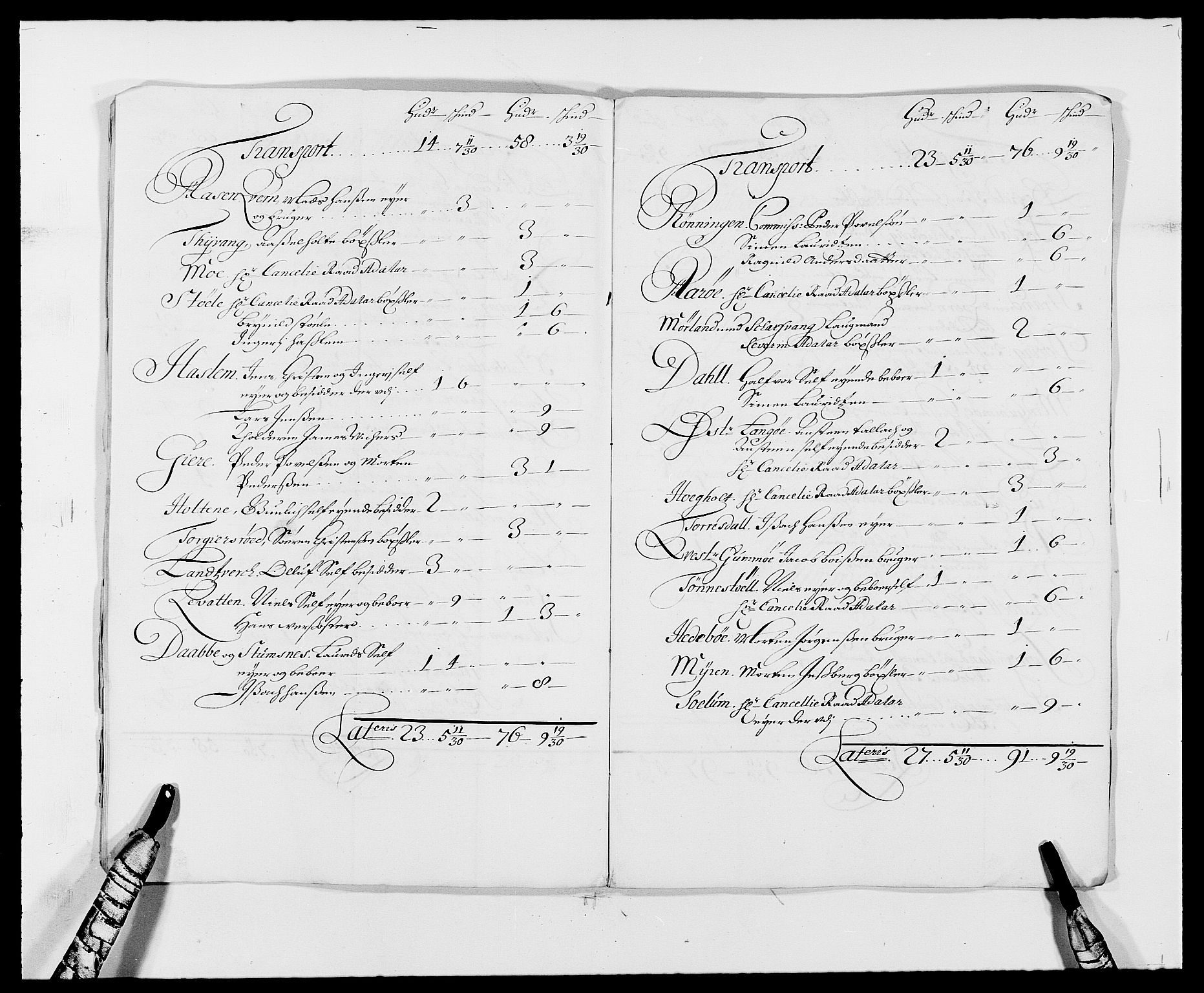 Rentekammeret inntil 1814, Reviderte regnskaper, Fogderegnskap, AV/RA-EA-4092/R34/L2050: Fogderegnskap Bamble, 1688-1691, p. 104