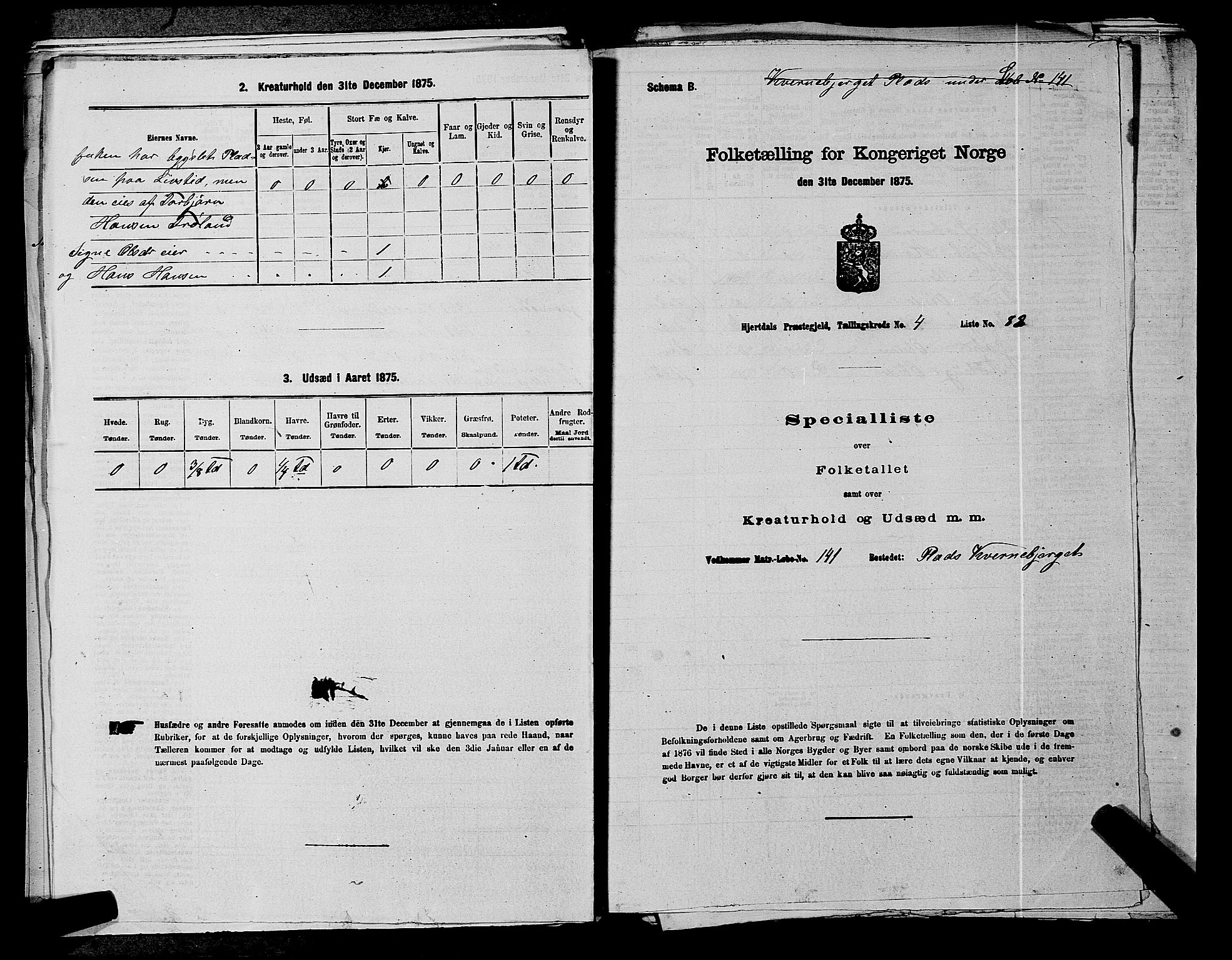 SAKO, 1875 census for 0827P Hjartdal, 1875, p. 639