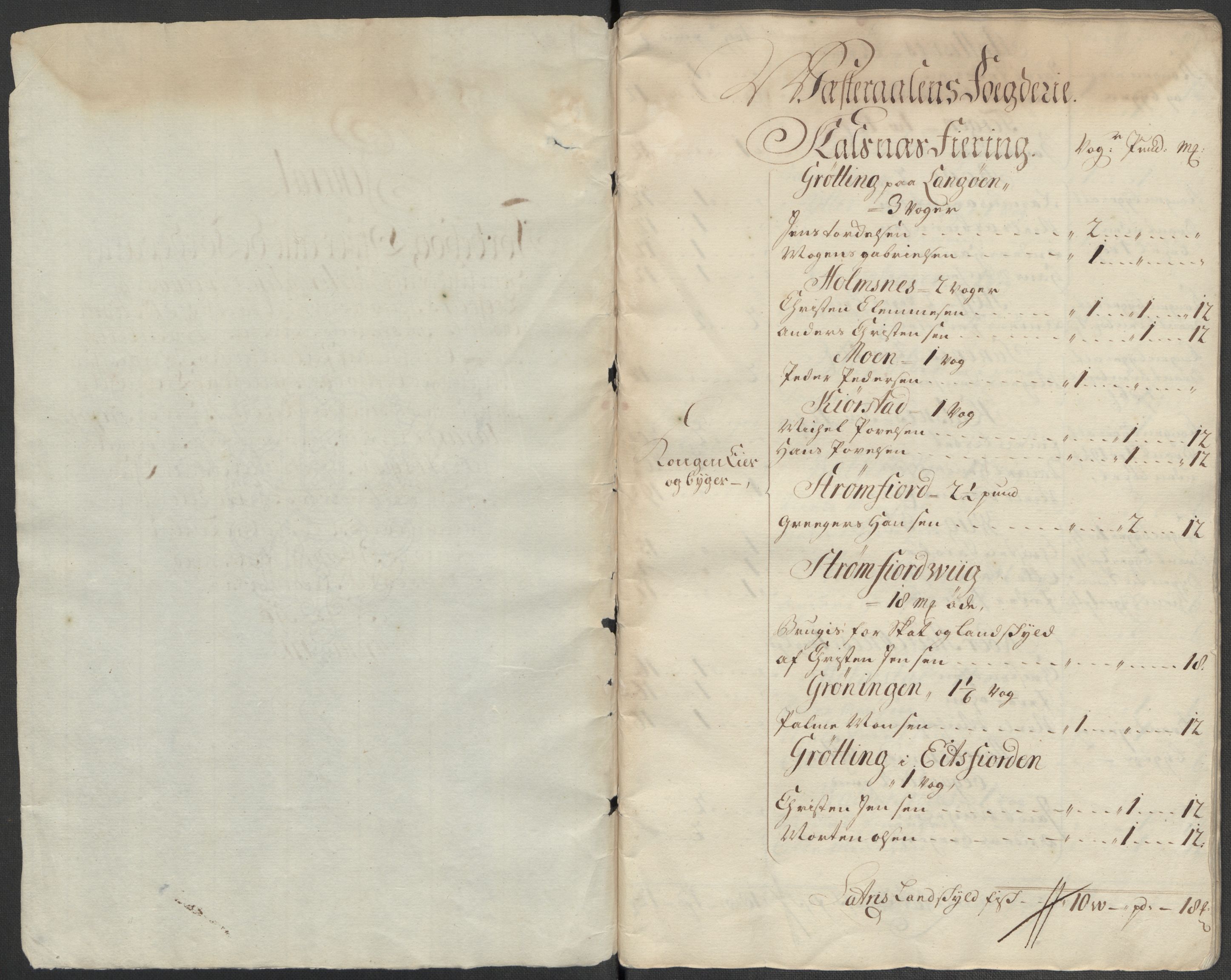 Rentekammeret inntil 1814, Reviderte regnskaper, Fogderegnskap, RA/EA-4092/R67/L4681: Fogderegnskap Vesterålen, Andenes og Lofoten, 1715, p. 27
