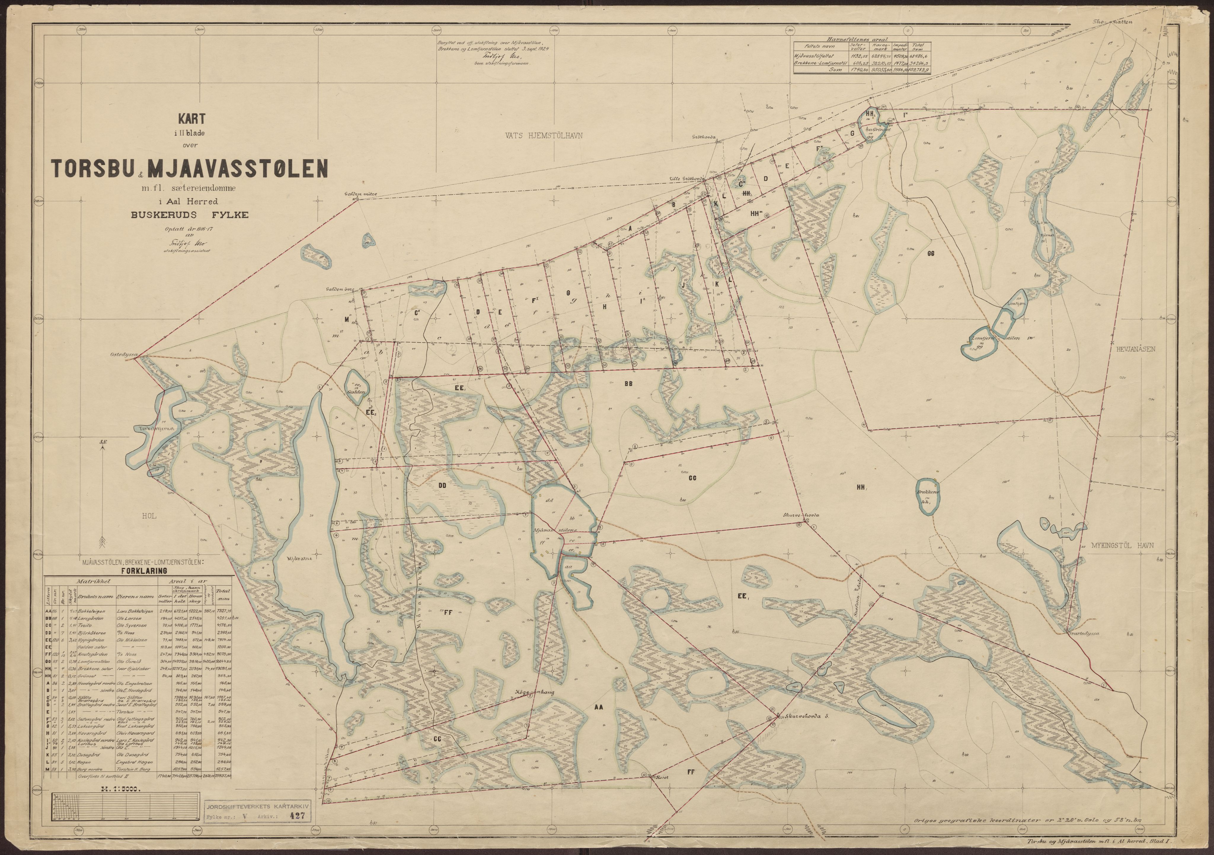 Jordskifteverkets kartarkiv, AV/RA-S-3929/T, 1859-1988, p. 614