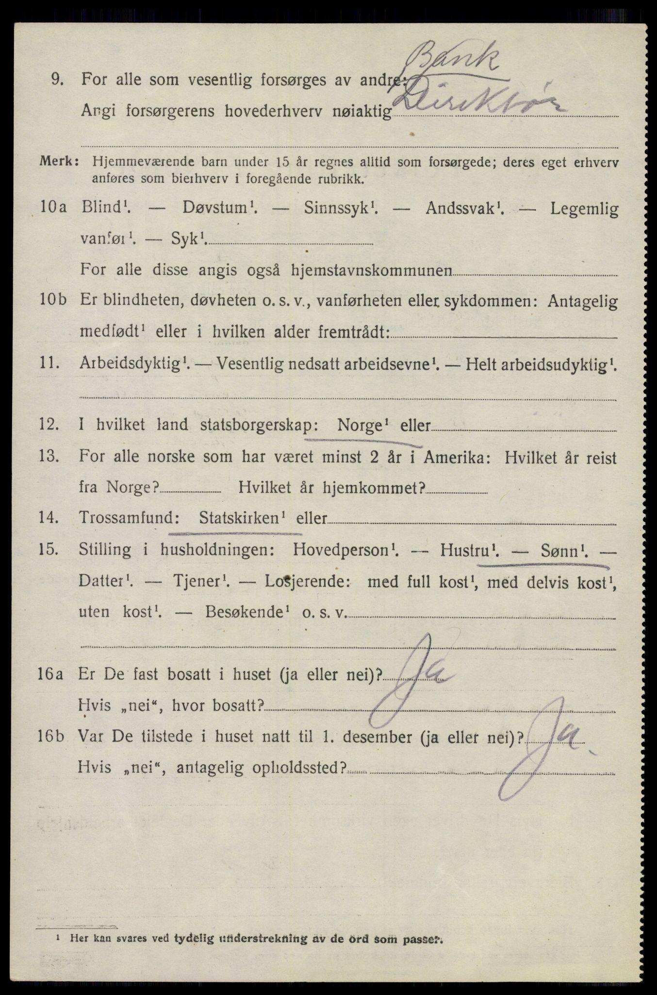 SAO, 1920 census for Bærum, 1920, p. 21393
