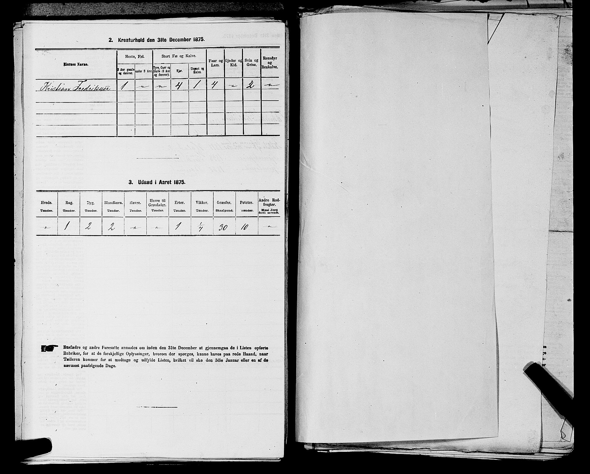 SAKO, 1875 census for 0612P Hole, 1875, p. 276