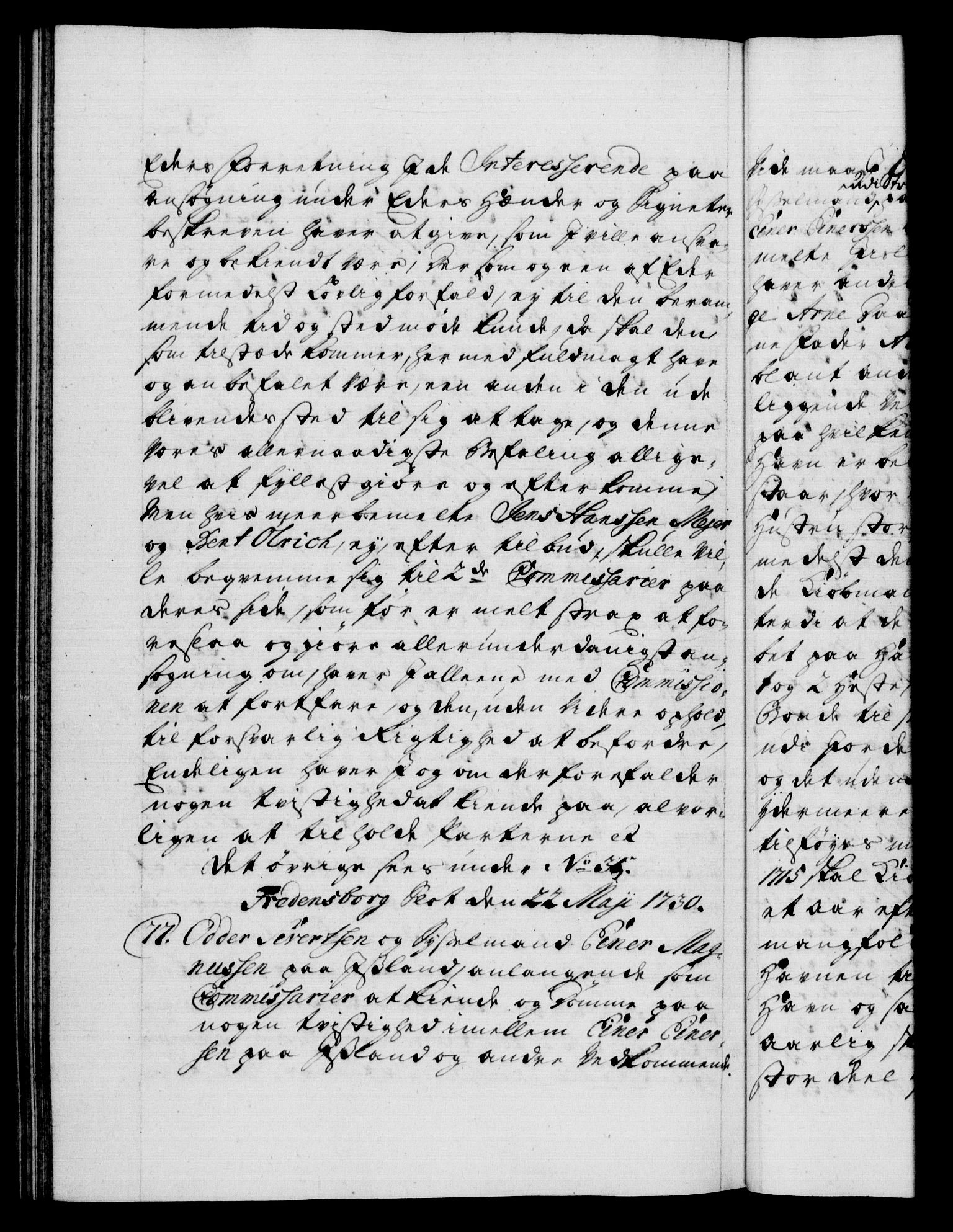 Danske Kanselli 1572-1799, AV/RA-EA-3023/F/Fc/Fca/Fcab/L0024: Norske tegnelser, 1728-1730, p. 582b