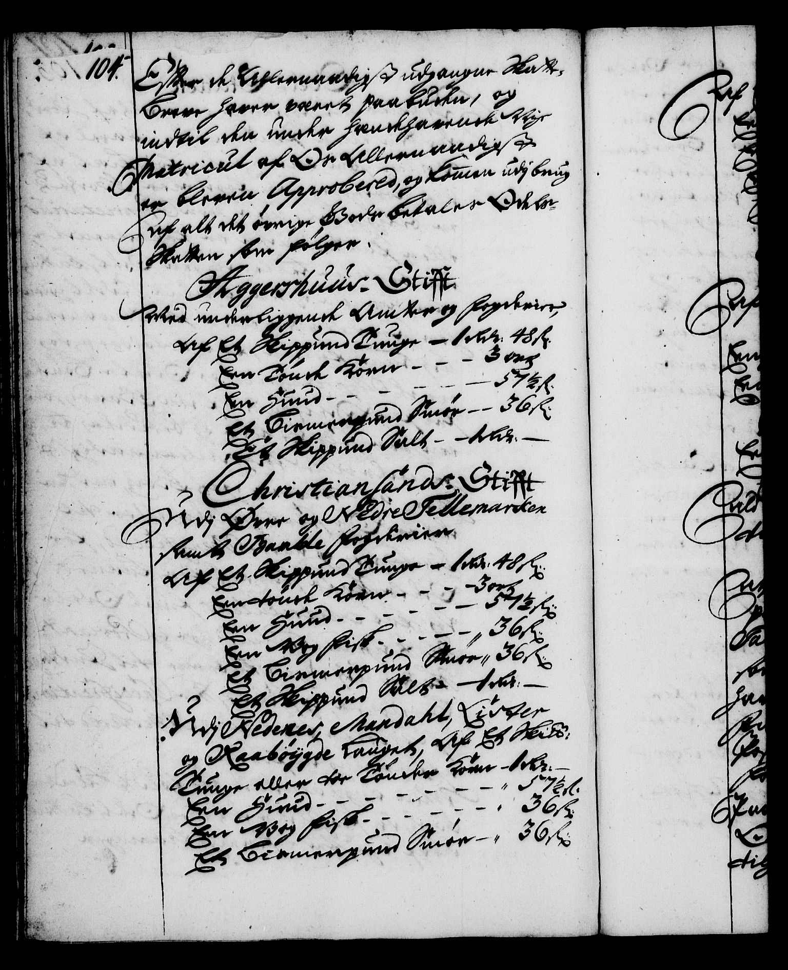 Rentekammeret, Kammerkanselliet, RA/EA-3111/G/Gg/Gga/L0002: Norsk ekspedisjonsprotokoll med register (merket RK 53.2), 1723-1727, p. 104