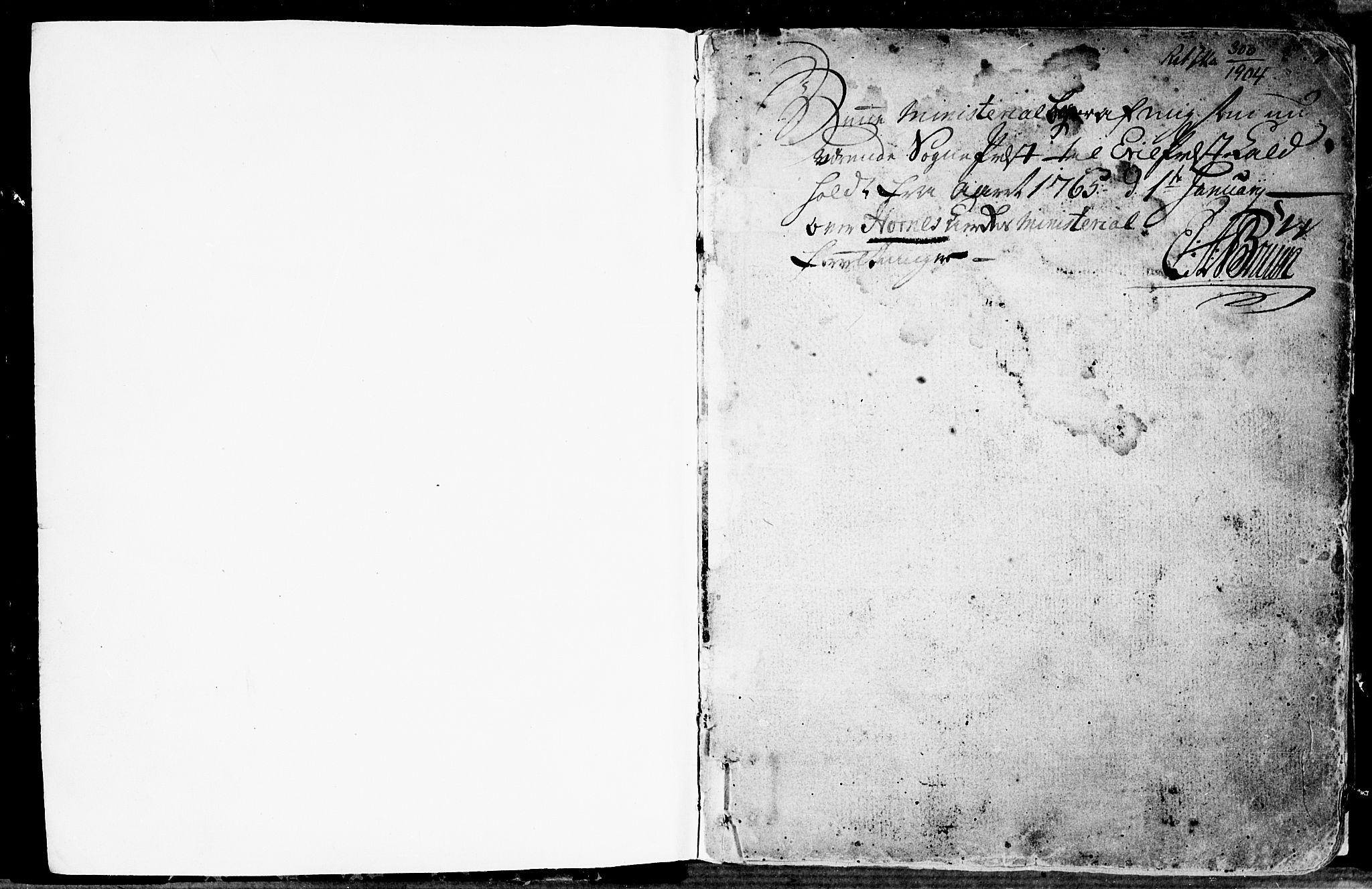 Evje sokneprestkontor, AV/SAK-1111-0008/F/Fa/Fab/L0002: Parish register (official) no. A 2, 1765-1816, p. 1