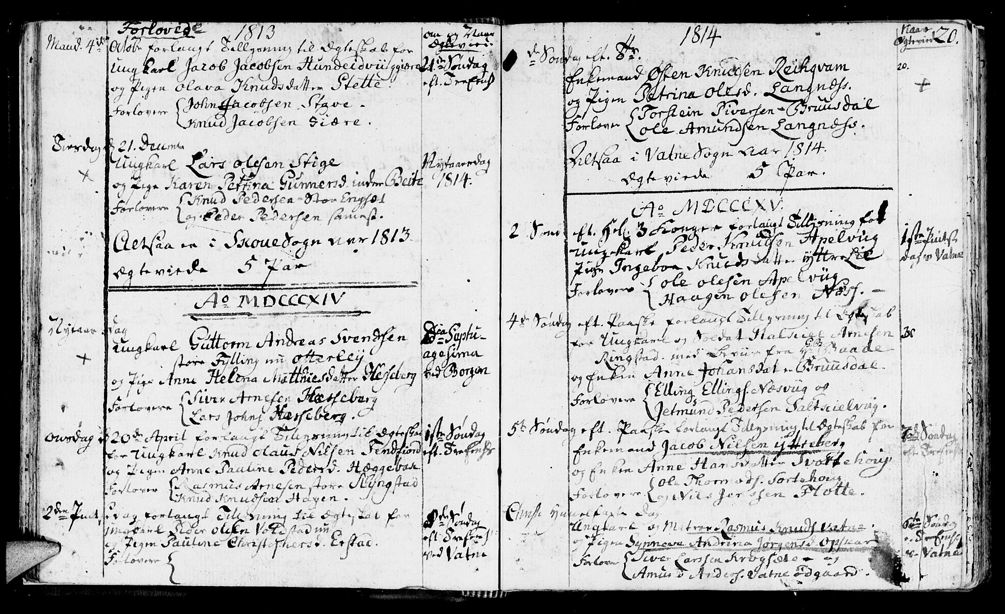 Ministerialprotokoller, klokkerbøker og fødselsregistre - Møre og Romsdal, SAT/A-1454/524/L0350: Parish register (official) no. 524A02, 1780-1817, p. 20