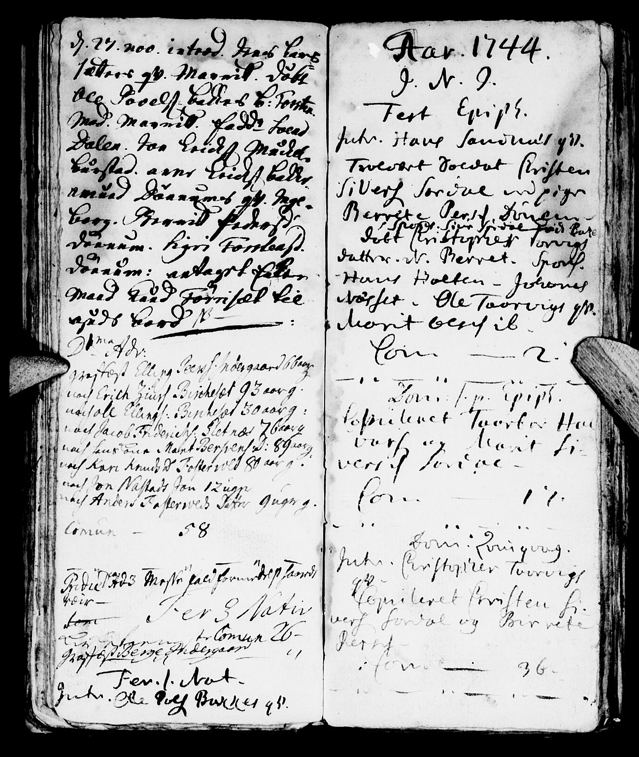 Ministerialprotokoller, klokkerbøker og fødselsregistre - Møre og Romsdal, AV/SAT-A-1454/584/L0964: Parish register (official) no. 584A04, 1732-1754