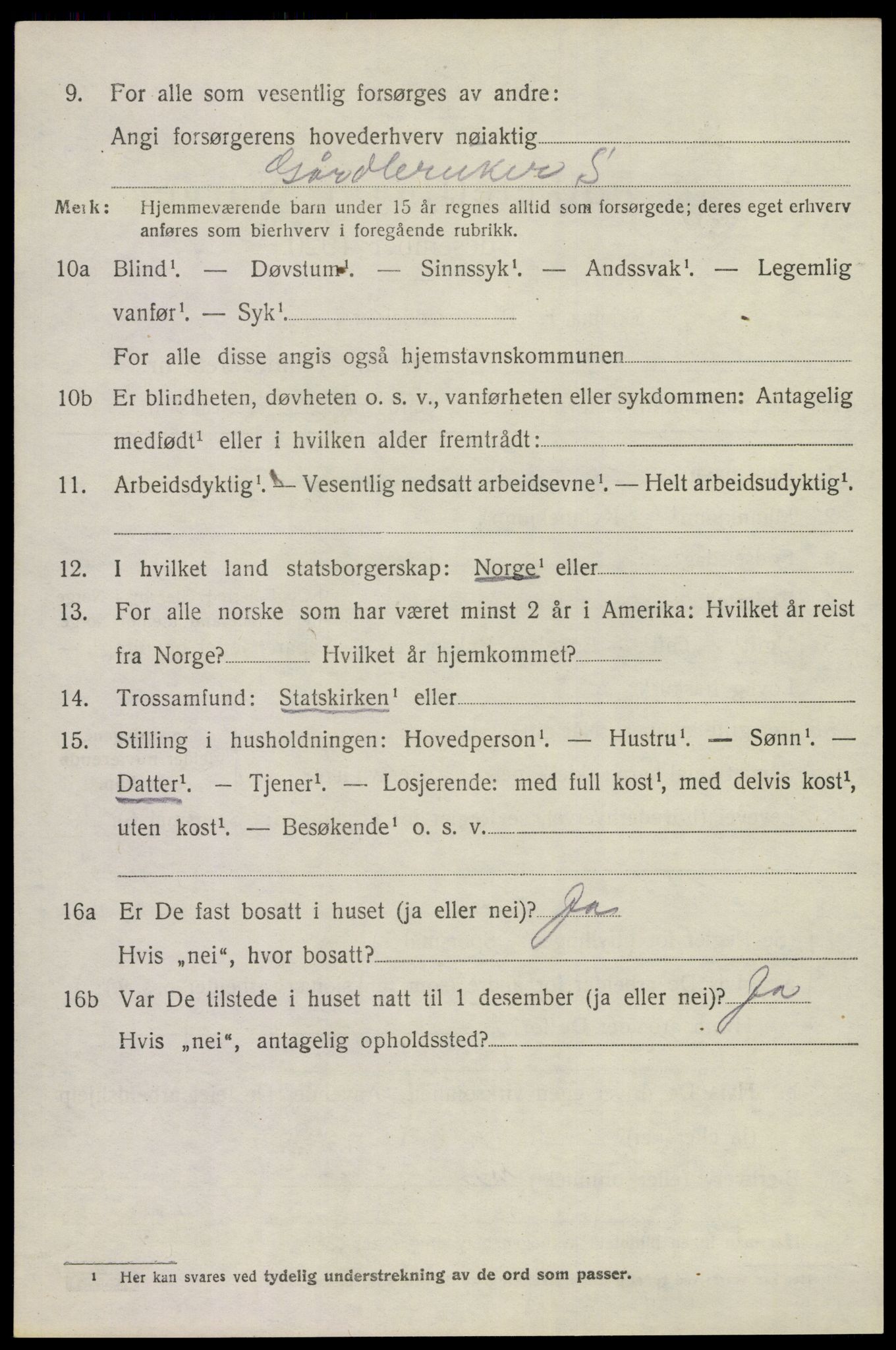 SAKO, 1920 census for Lardal, 1920, p. 1008