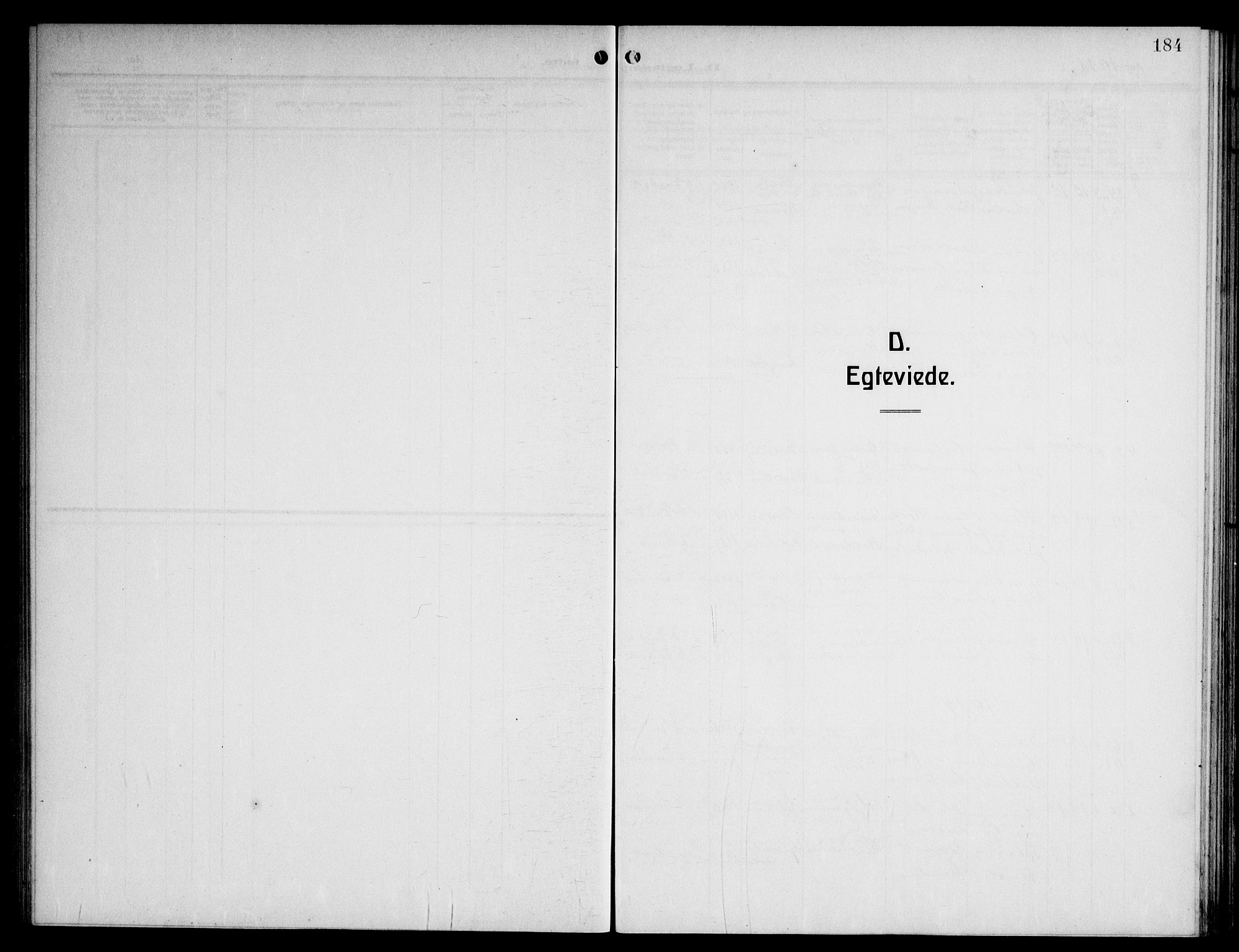 Enebakk prestekontor Kirkebøker, AV/SAO-A-10171c/G/Ga/L0007: Parish register (copy) no. I 7, 1911-1949, p. 184