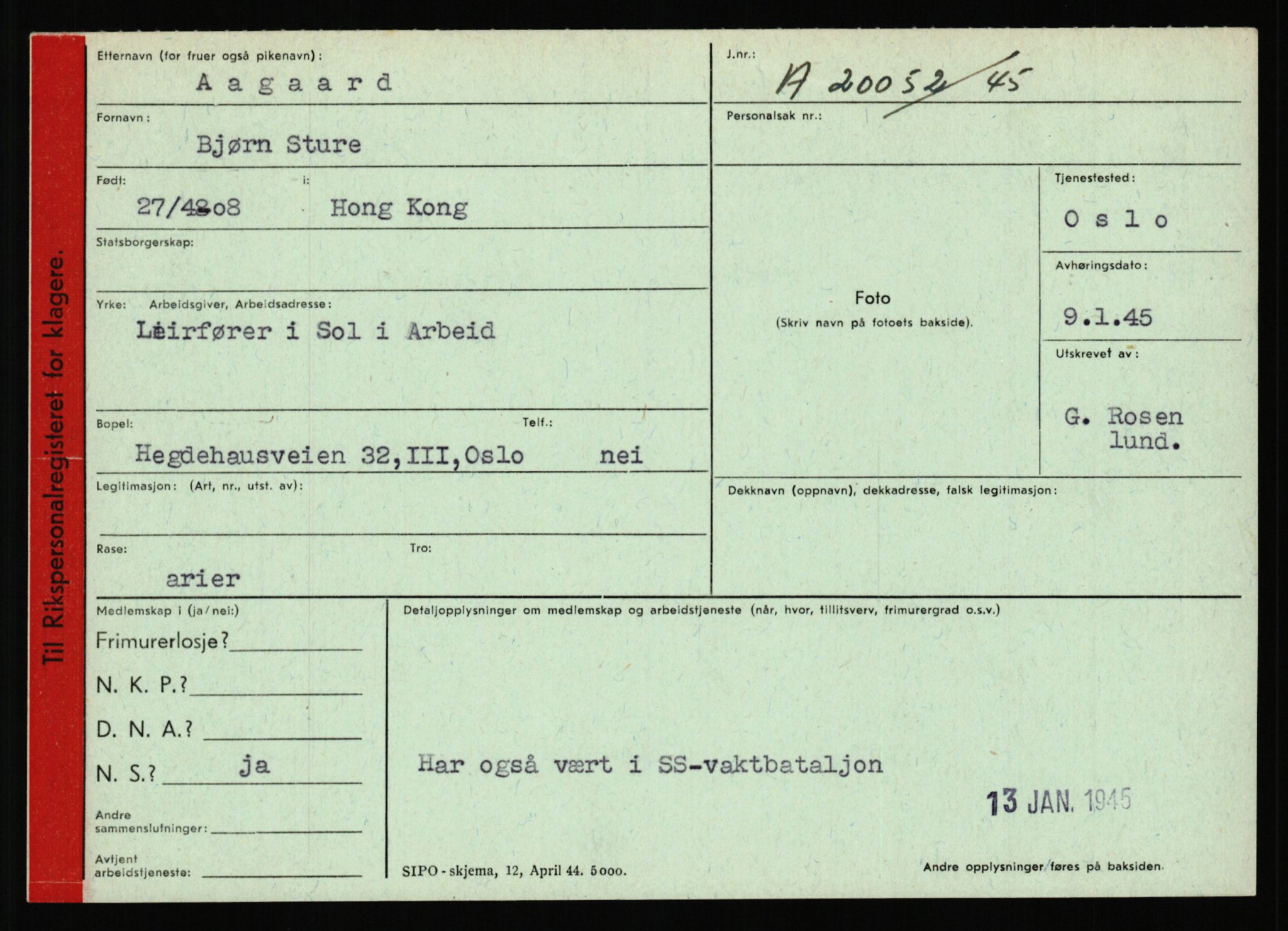 Statspolitiet - Hovedkontoret / Osloavdelingen, AV/RA-S-1329/C/Ca/L0001: Aabakken - Armann, 1943-1945, p. 80