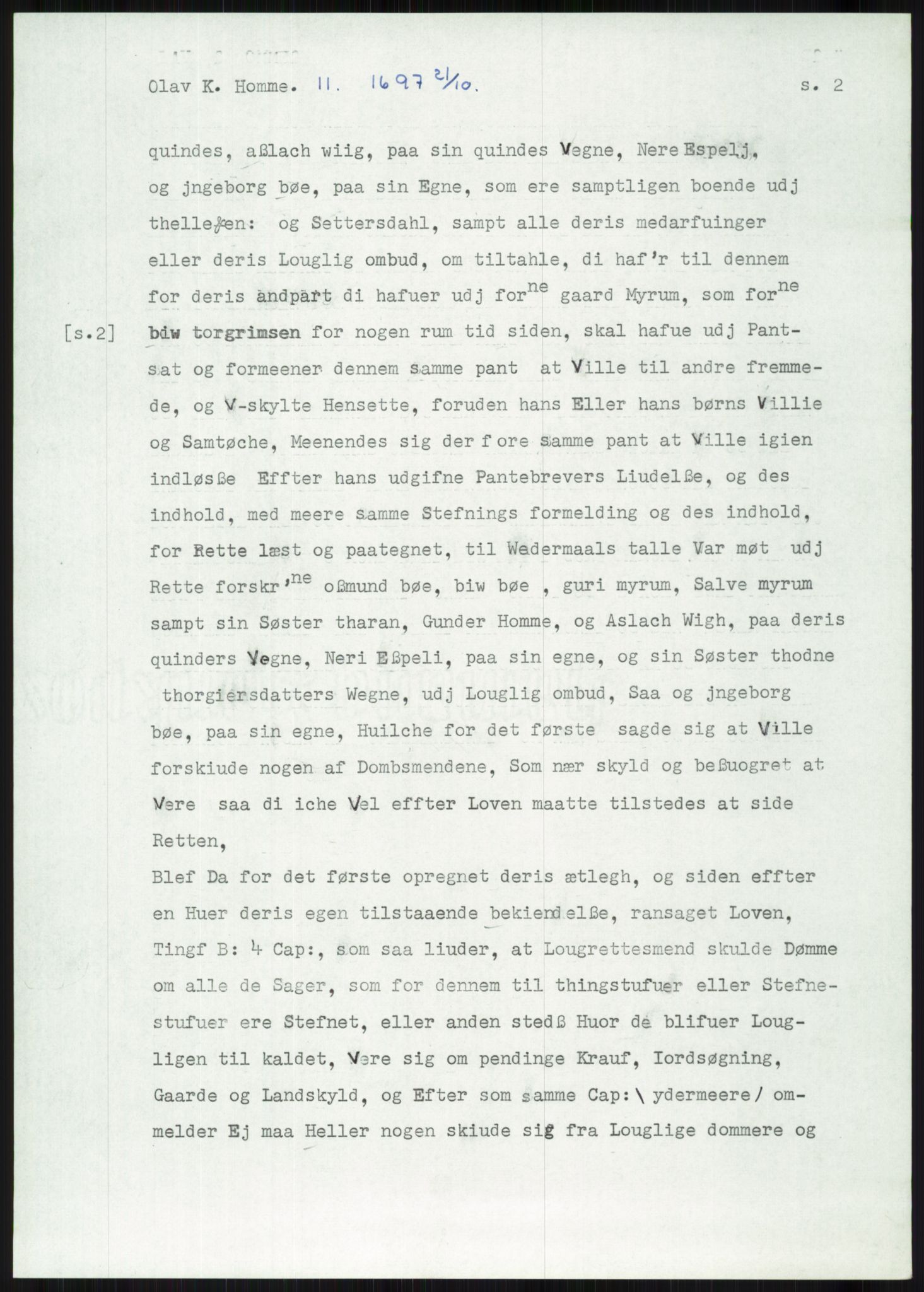 Samlinger til kildeutgivelse, Diplomavskriftsamlingen, AV/RA-EA-4053/H/Ha, p. 2499