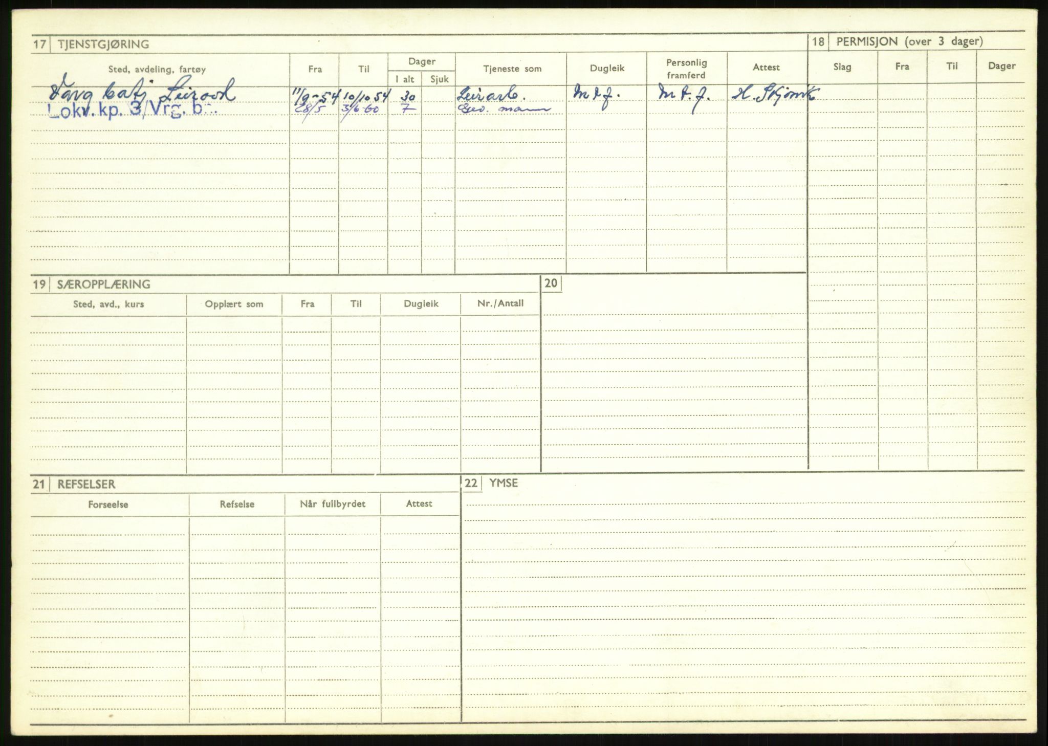 Forsvaret, Varanger bataljon, AV/RA-RAFA-2258/1/D/L0446: Rulleblad for menige født 1917-1919, 1917-1919, p. 33