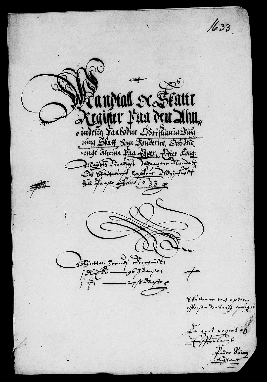 Rentekammeret inntil 1814, Reviderte regnskaper, Lensregnskaper, AV/RA-EA-5023/R/Rb/Rbl/L0005: Brunla len med Eiker len 1626-37, 1632-1635