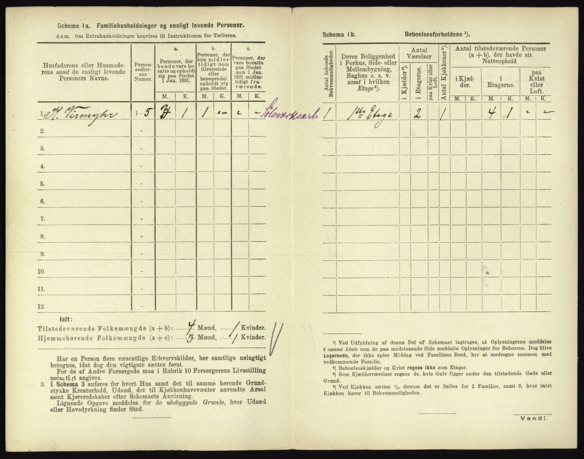 RA, 1891 census for 0604 Kongsberg, 1891, p. 1498