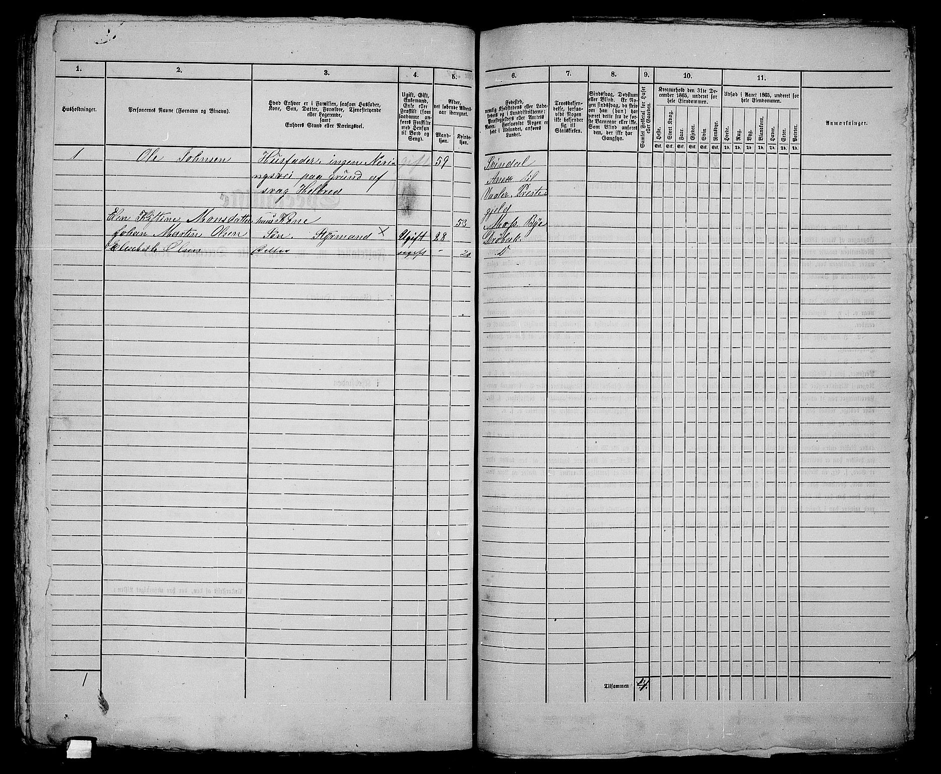 RA, 1865 census for Drøbak/Drøbak, 1865, p. 430