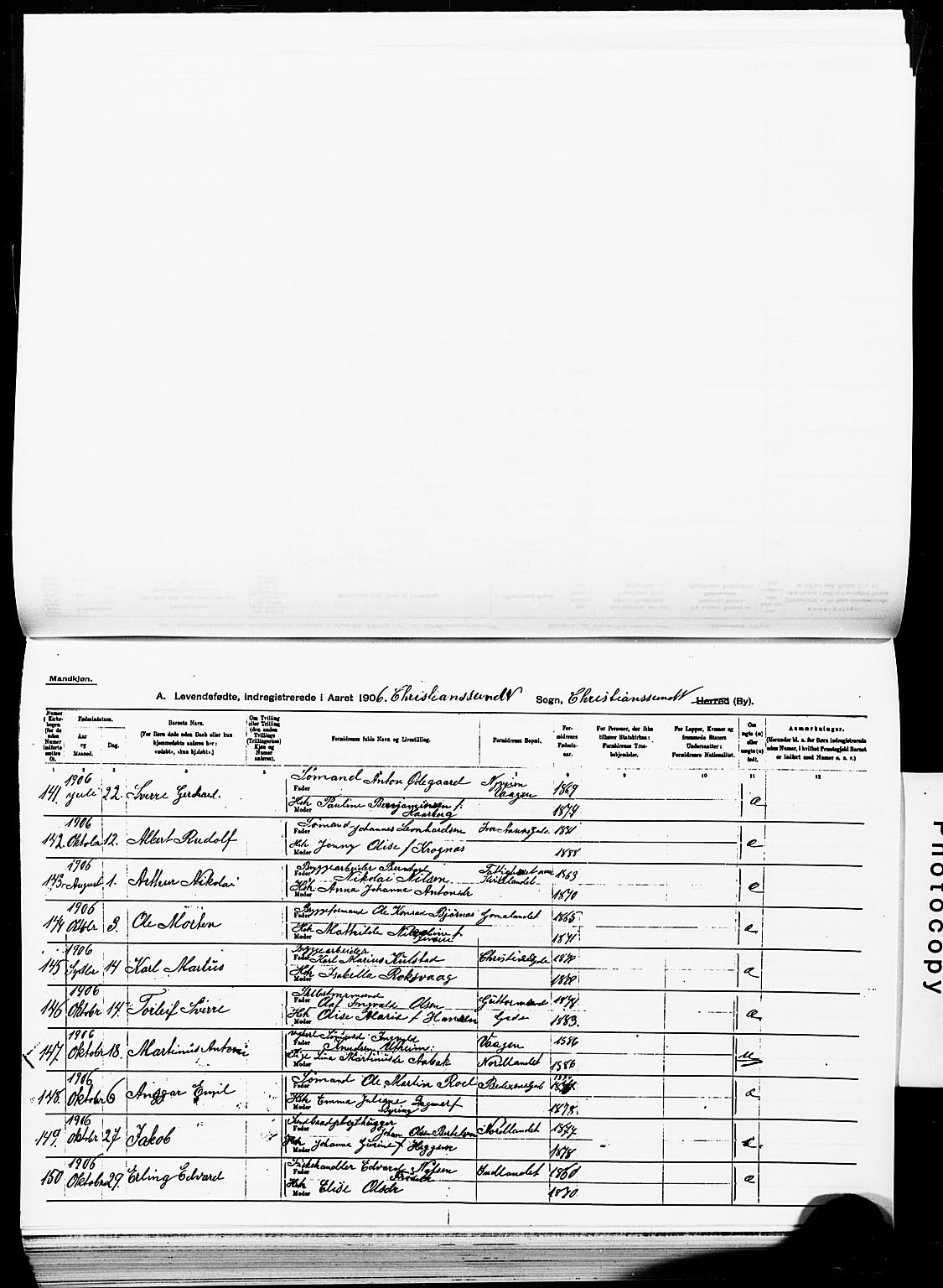 Ministerialprotokoller, klokkerbøker og fødselsregistre - Møre og Romsdal, AV/SAT-A-1454/572/L0858: Parish register (official) no. 572D02, 1903-1912