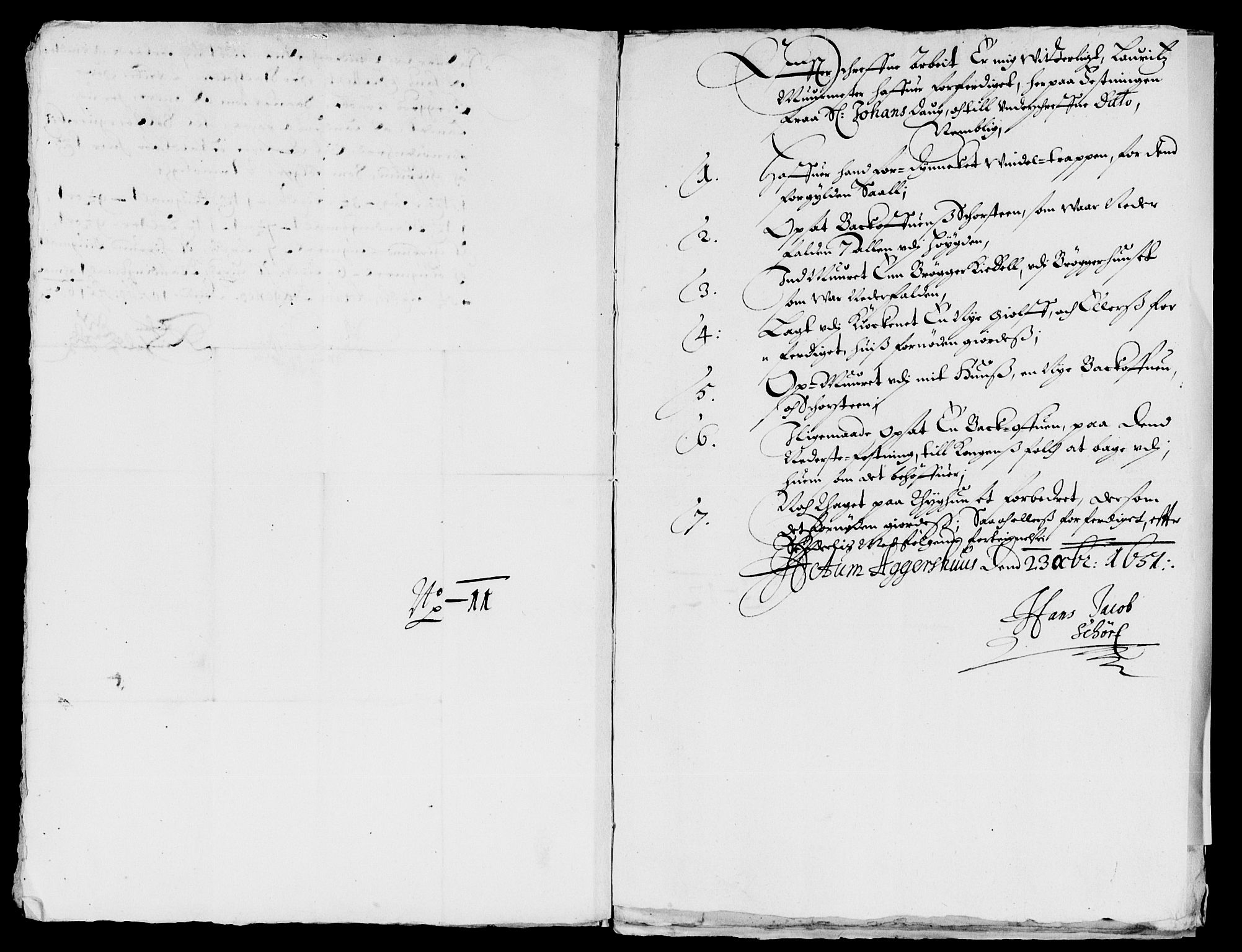 Rentekammeret inntil 1814, Reviderte regnskaper, Lensregnskaper, AV/RA-EA-5023/R/Rb/Rba/L0206: Akershus len, 1651-1652