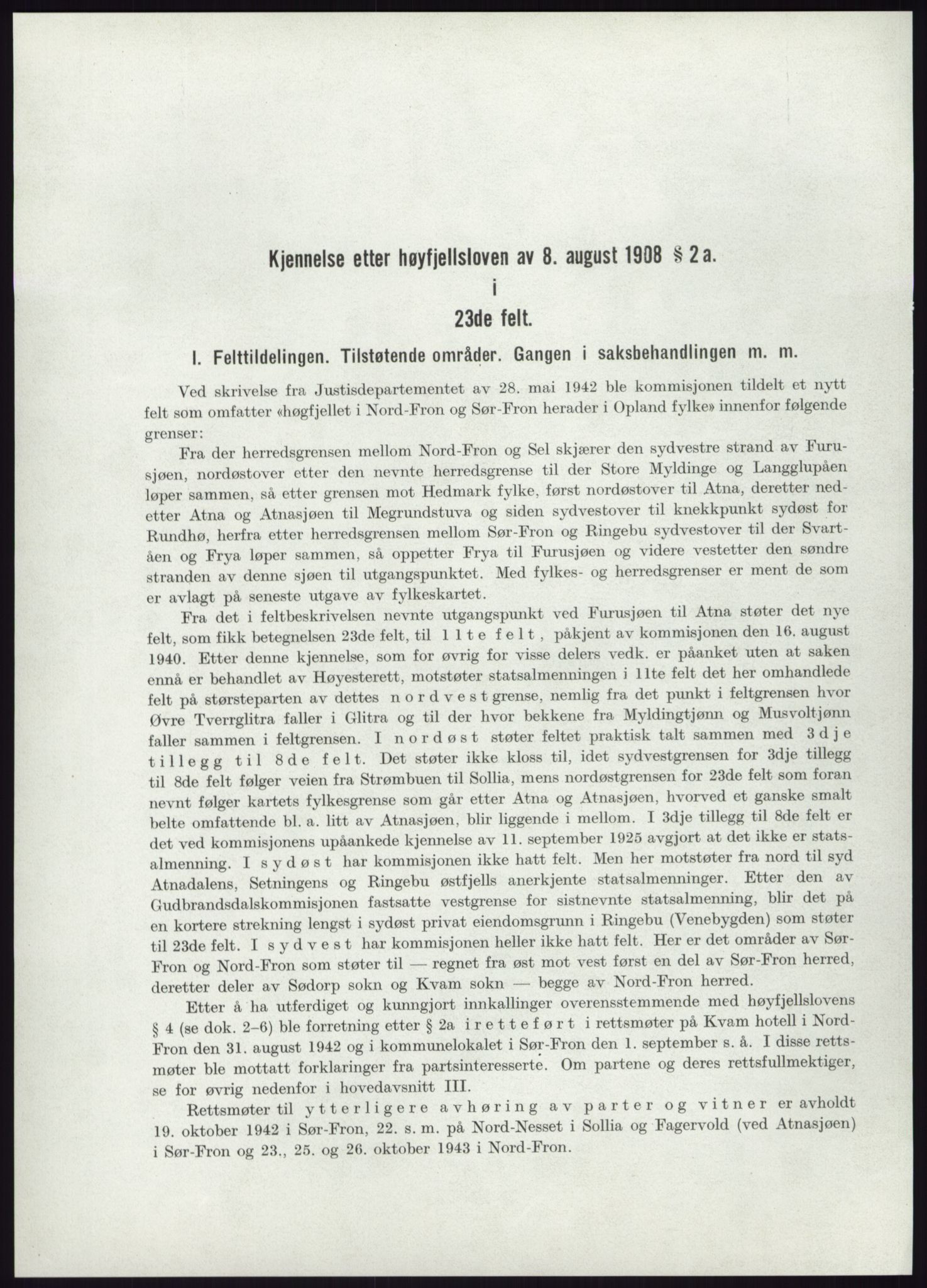 Høyfjellskommisjonen, AV/RA-S-1546/X/Xa/L0001: Nr. 1-33, 1909-1953, p. 6688