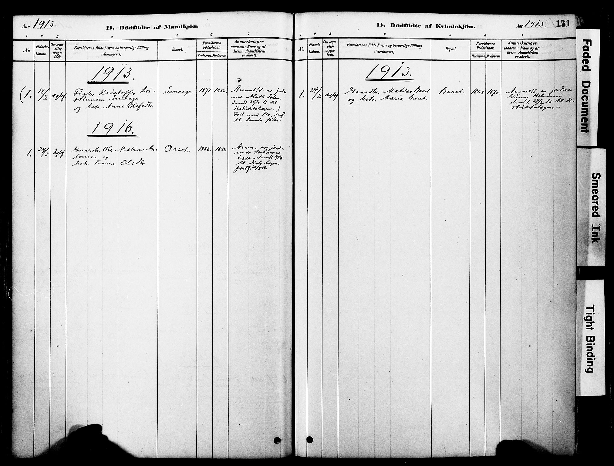 Ministerialprotokoller, klokkerbøker og fødselsregistre - Møre og Romsdal, SAT/A-1454/560/L0721: Parish register (official) no. 560A05, 1878-1917, p. 171