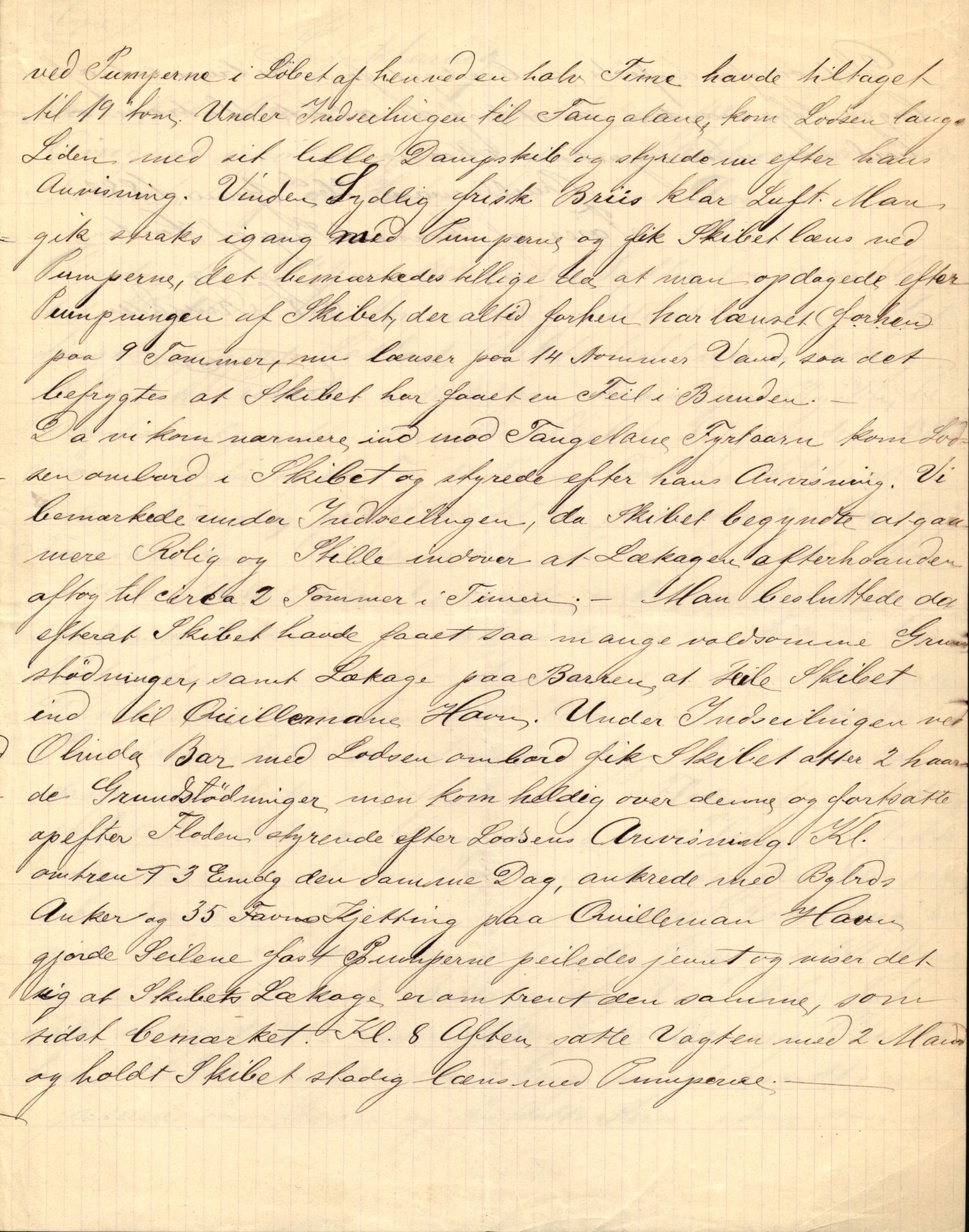 Pa 63 - Østlandske skibsassuranceforening, VEMU/A-1079/G/Ga/L0016/0015: Havaridokumenter / St. Lawrence, Poseidon, Snap, Josephine, Triton, 1883, p. 28