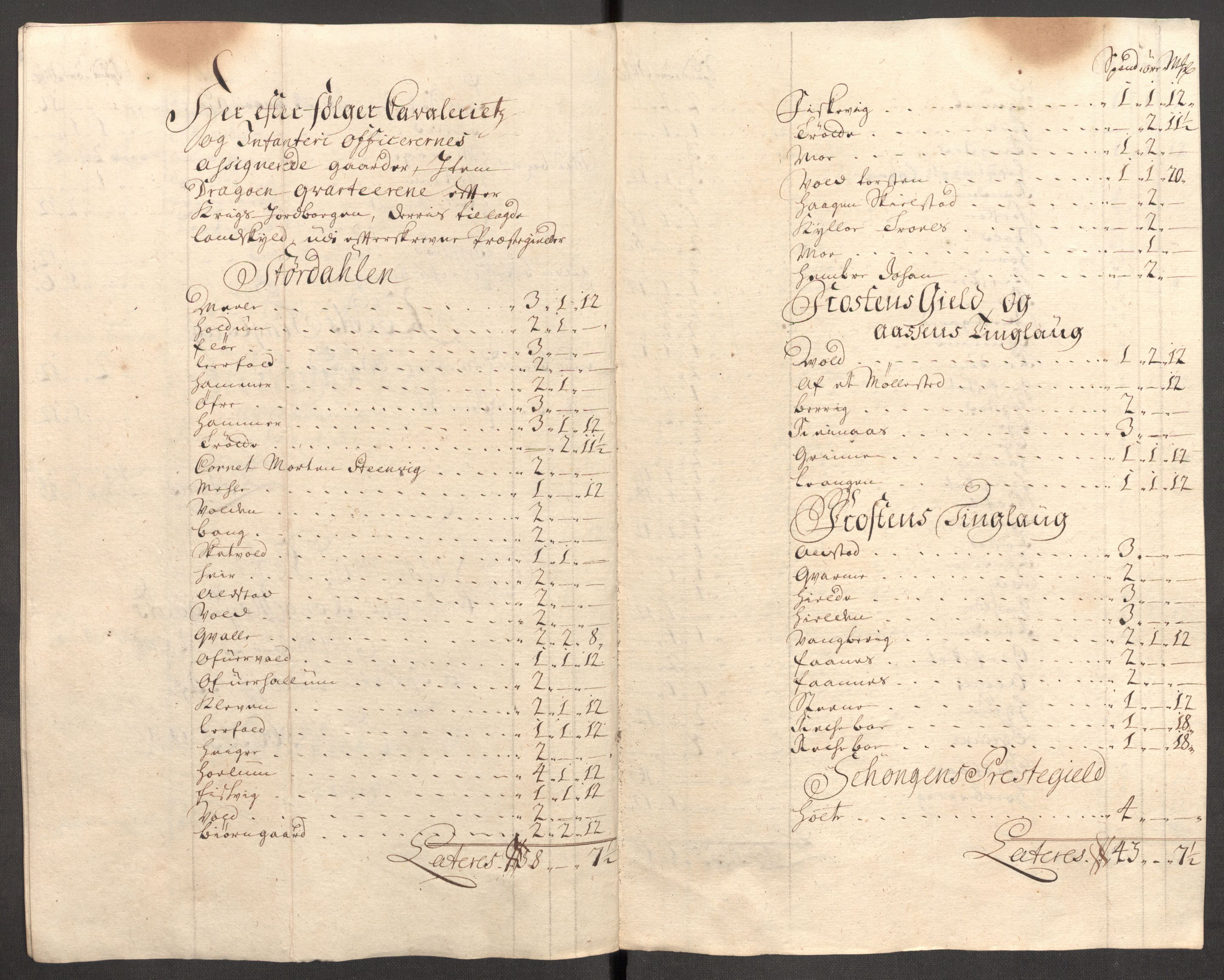 Rentekammeret inntil 1814, Reviderte regnskaper, Fogderegnskap, AV/RA-EA-4092/R62/L4198: Fogderegnskap Stjørdal og Verdal, 1708, p. 152