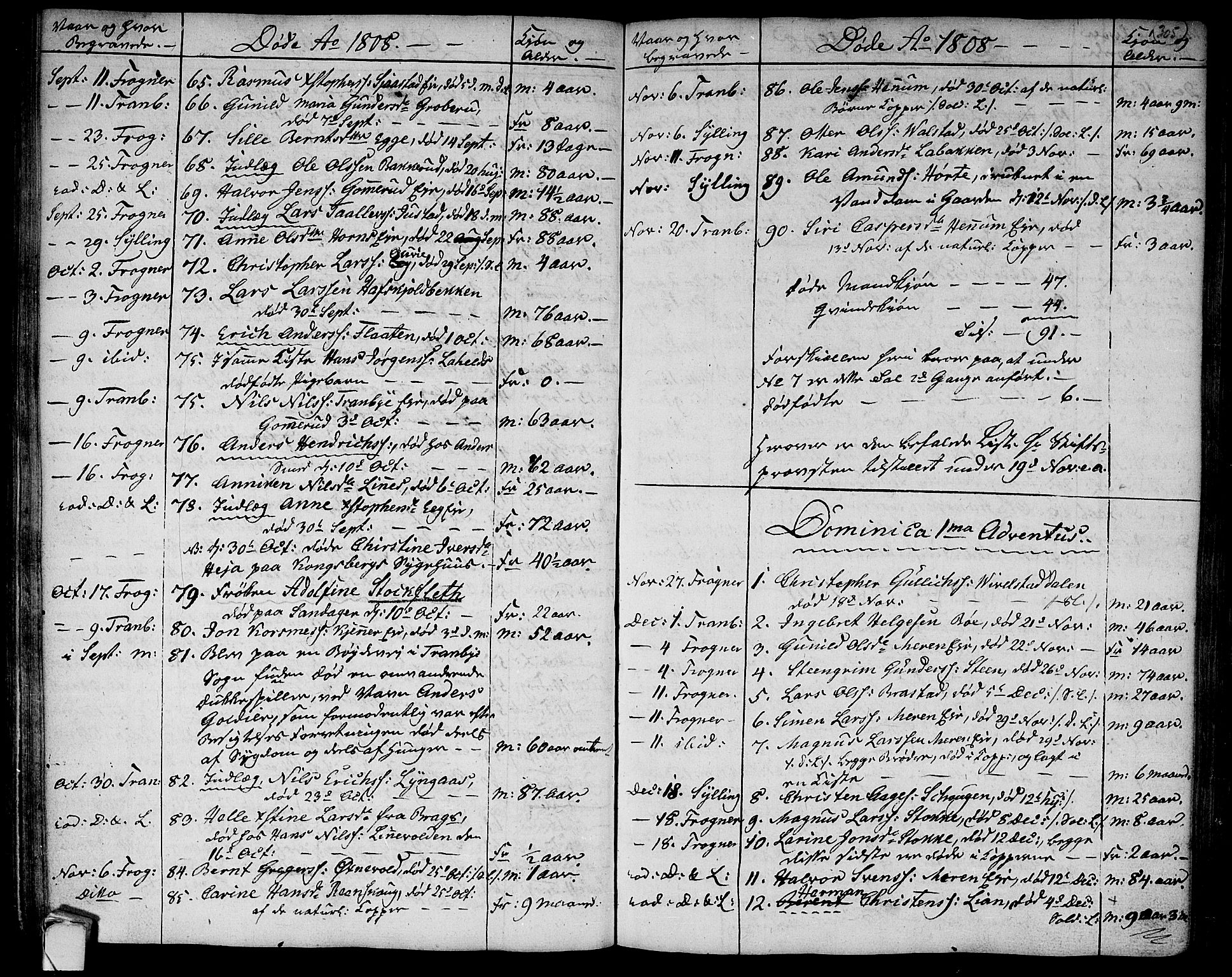 Lier kirkebøker, SAKO/A-230/F/Fa/L0007: Parish register (official) no. I 7, 1794-1813, p. 305