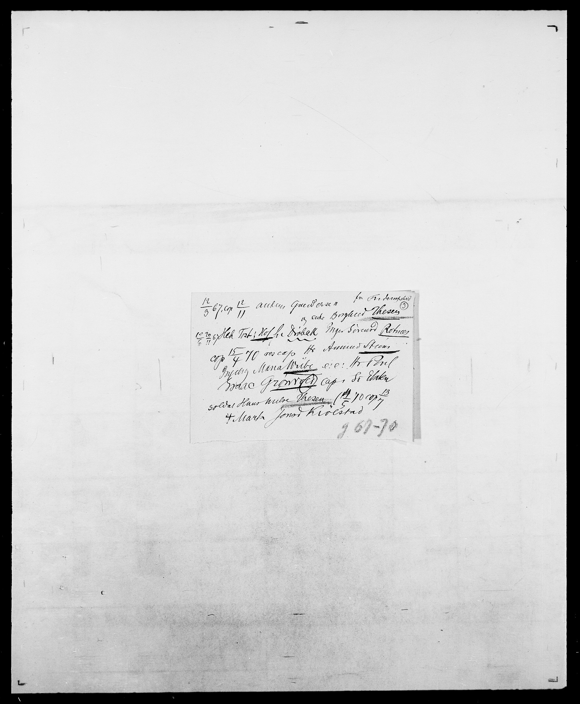 Delgobe, Charles Antoine - samling, AV/SAO-PAO-0038/D/Da/L0038: Svanenskjold - Thornsohn, p. 588