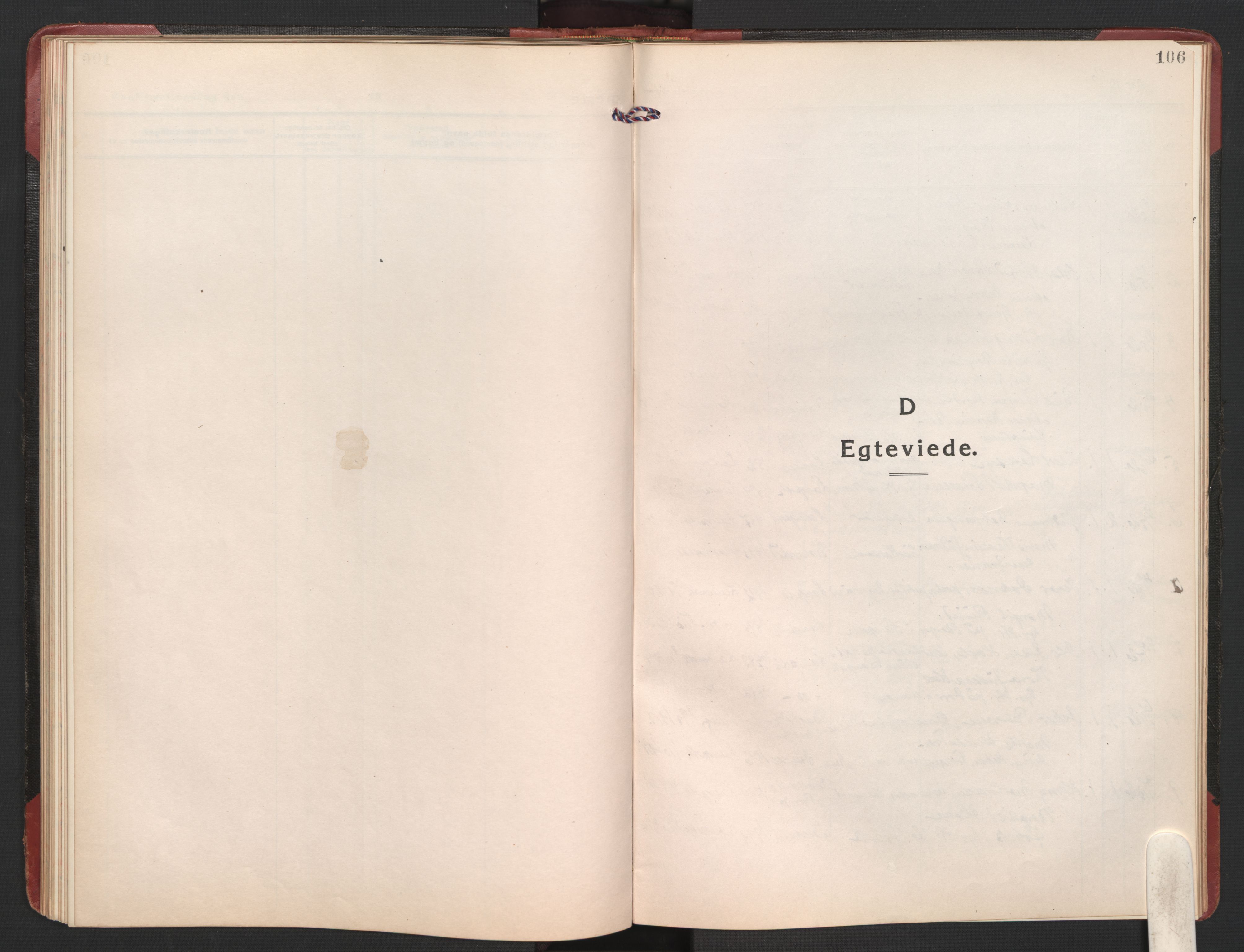 Eidsvoll prestekontor Kirkebøker, SAO/A-10888/F/Fb: Parish register (official) no. II 5, 1920-1923, p. 106