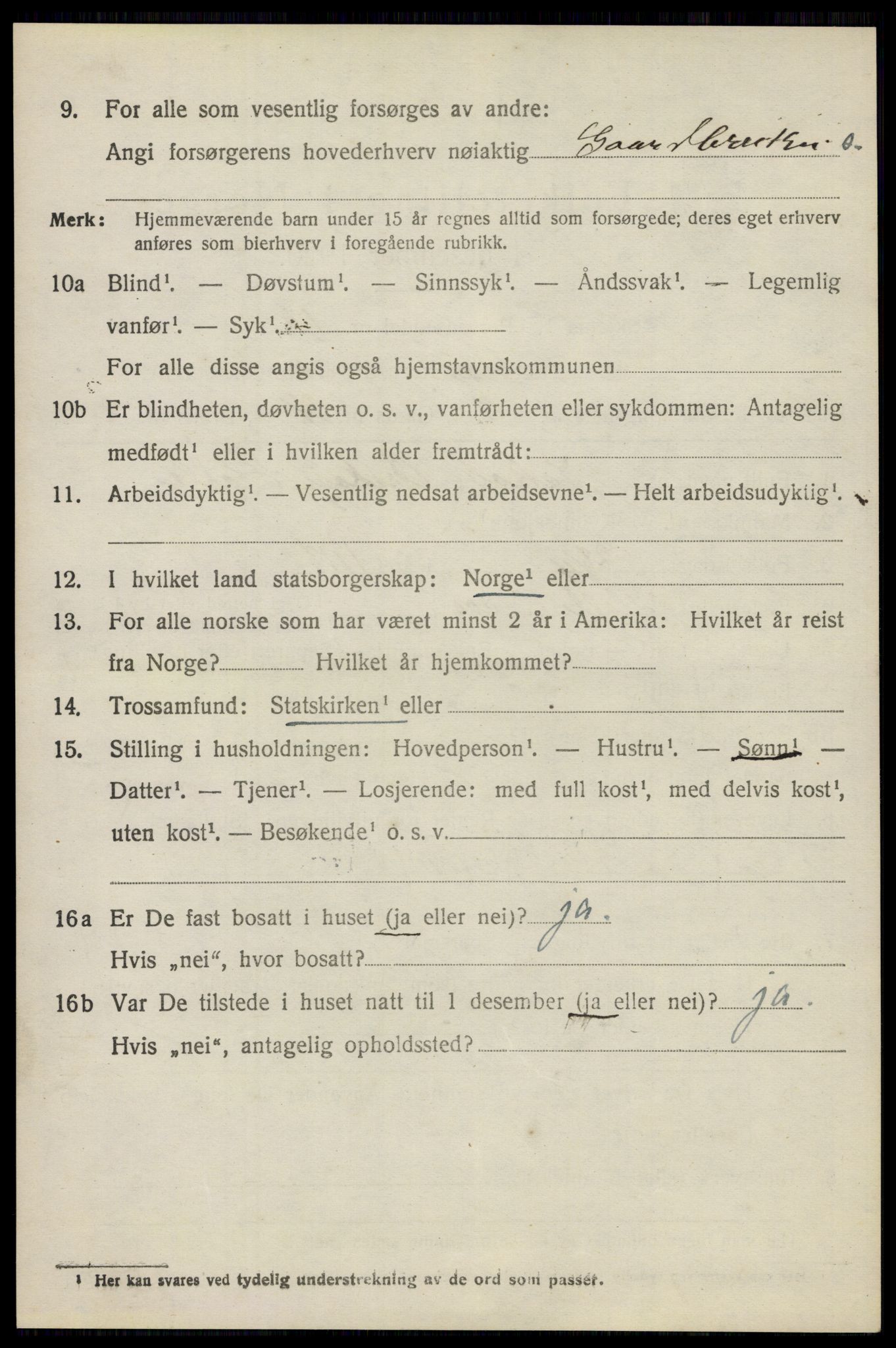 SAO, 1920 census for Ås, 1920, p. 2271