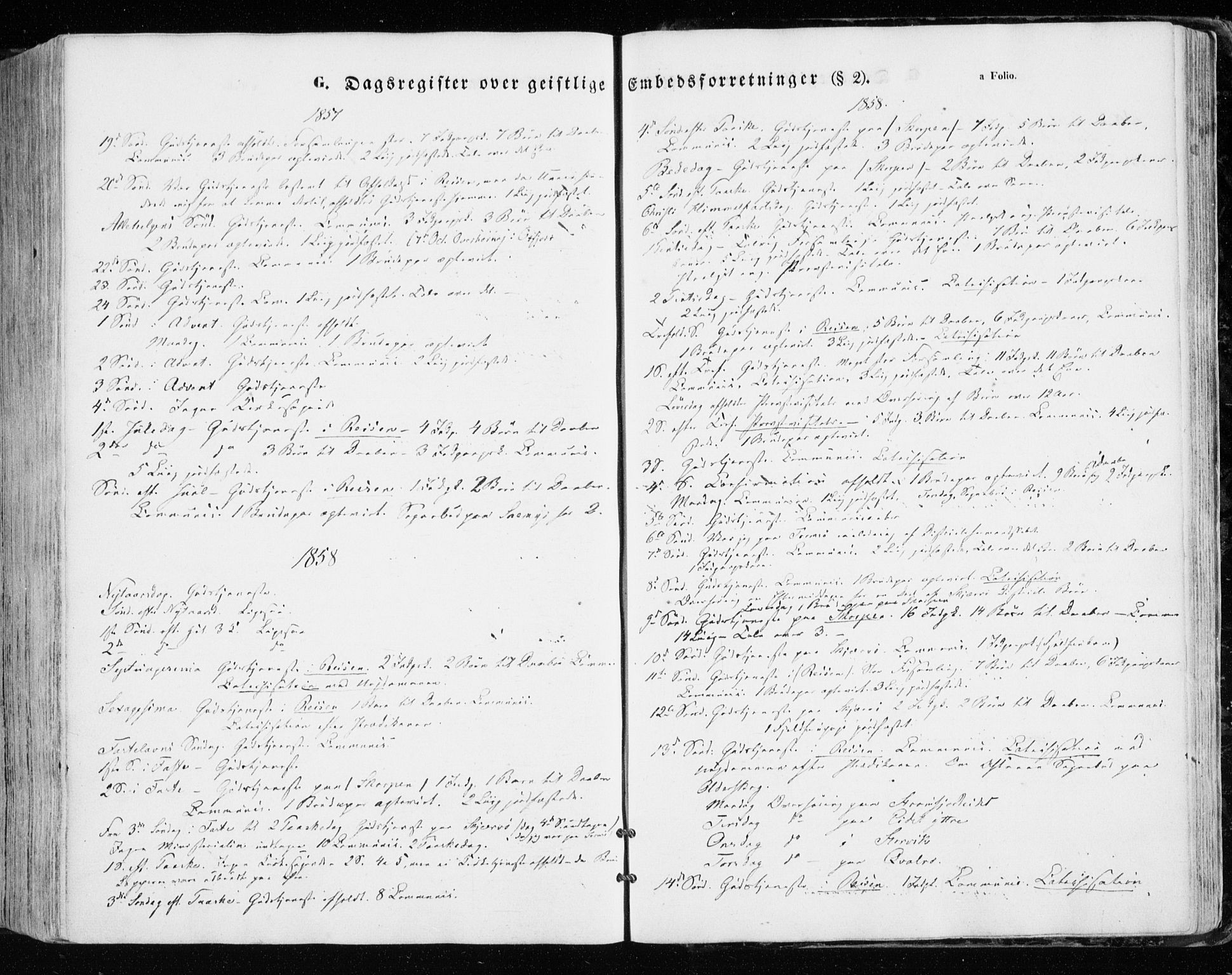 Skjervøy sokneprestkontor, AV/SATØ-S-1300/H/Ha/Haa/L0006kirke: Parish register (official) no. 6, 1848-1859