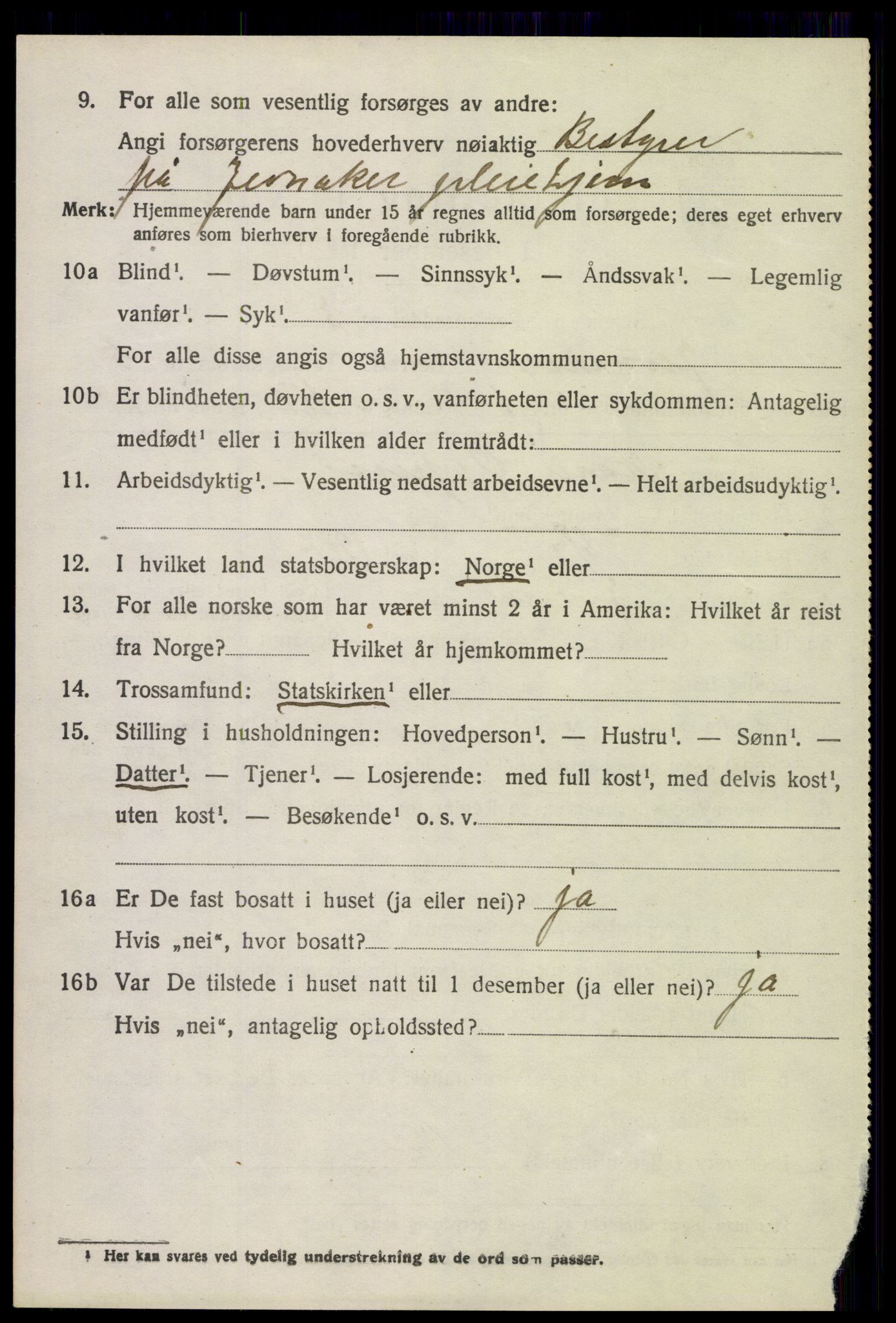 SAH, 1920 census for Jevnaker, 1920, p. 7776