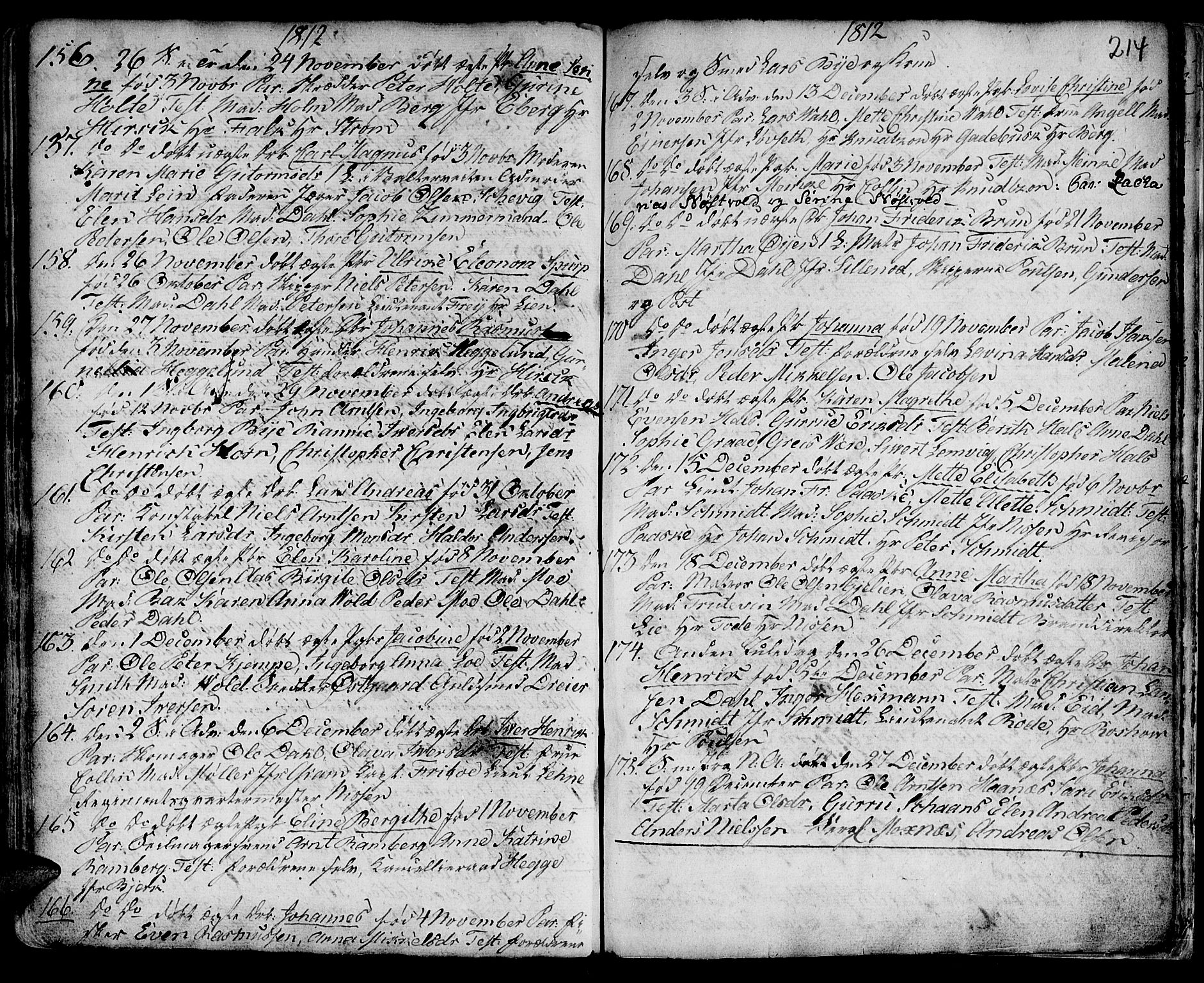 Ministerialprotokoller, klokkerbøker og fødselsregistre - Sør-Trøndelag, SAT/A-1456/601/L0039: Parish register (official) no. 601A07, 1770-1819, p. 214