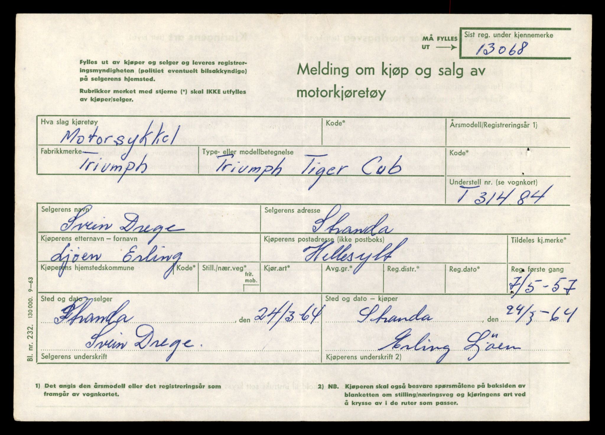 Møre og Romsdal vegkontor - Ålesund trafikkstasjon, AV/SAT-A-4099/F/Fe/L0037: Registreringskort for kjøretøy T 13031 - T 13179, 1927-1998, p. 756