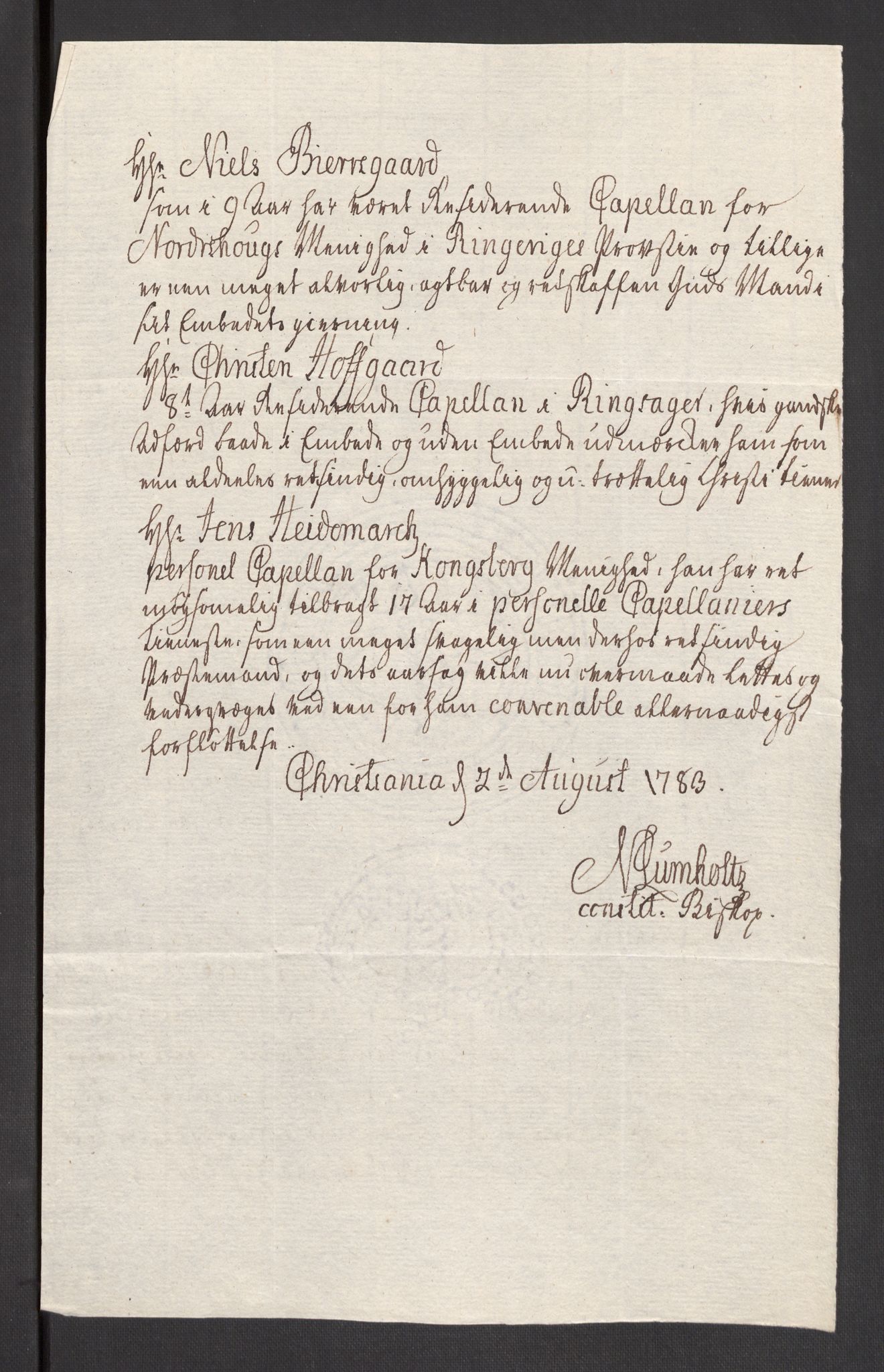 Danske Kanselli 1572-1799, AV/RA-EA-3023/F/Fc/Fcc/Fcca/L0248: Norske innlegg 1572-1799, 1783, p. 6