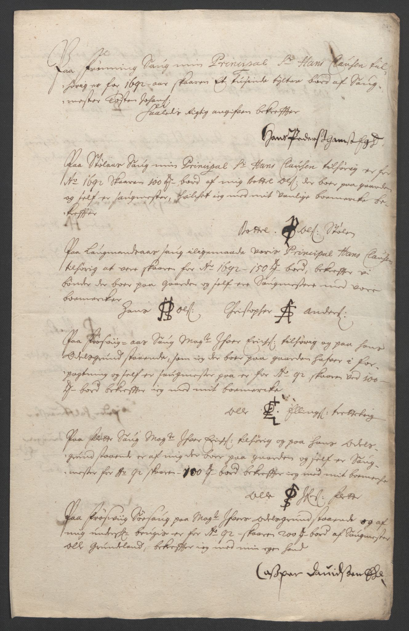 Rentekammeret inntil 1814, Reviderte regnskaper, Fogderegnskap, AV/RA-EA-4092/R52/L3306: Fogderegnskap Sogn, 1691-1692, p. 236