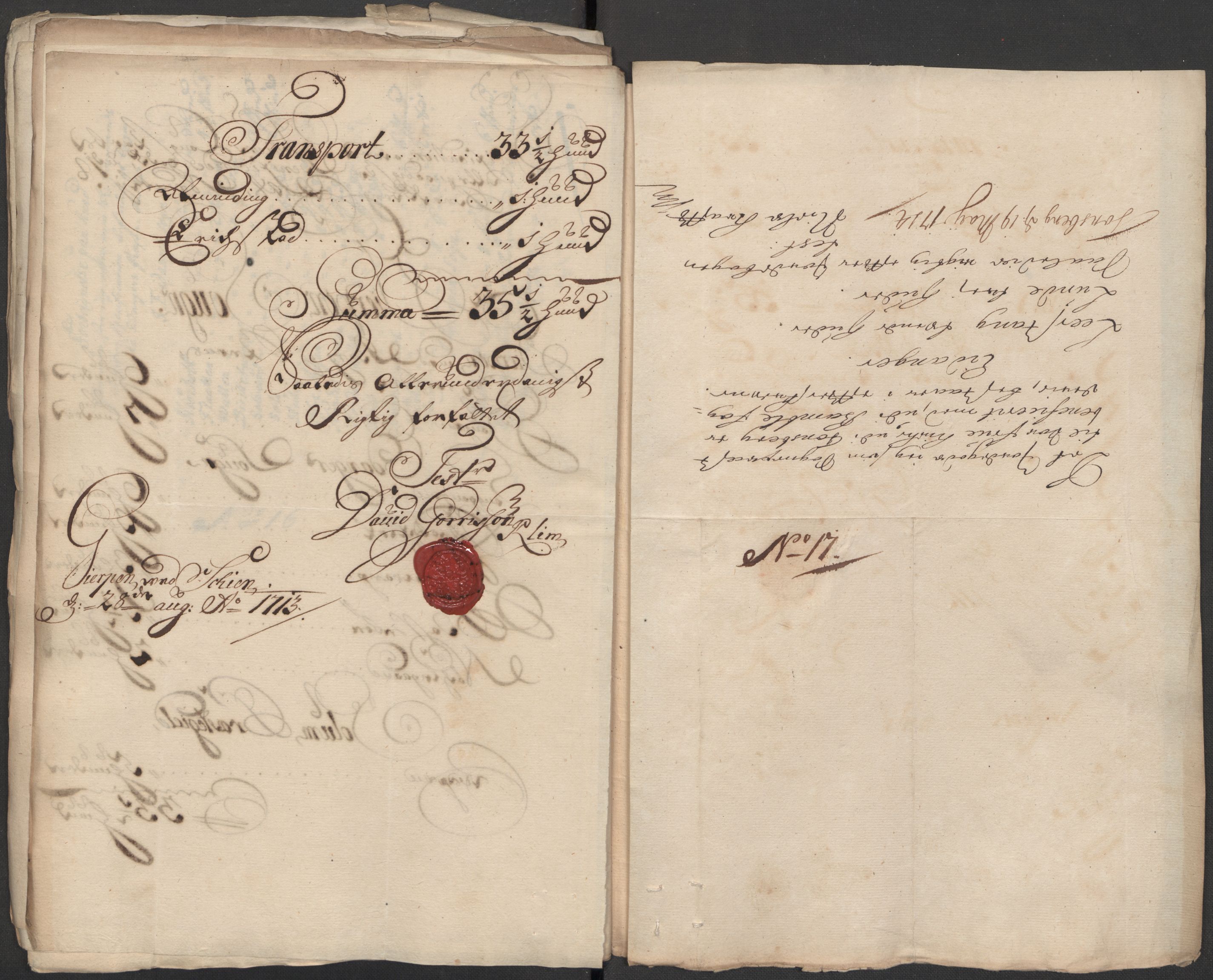 Rentekammeret inntil 1814, Reviderte regnskaper, Fogderegnskap, AV/RA-EA-4092/R36/L2124: Fogderegnskap Øvre og Nedre Telemark og Bamble, 1713, p. 304