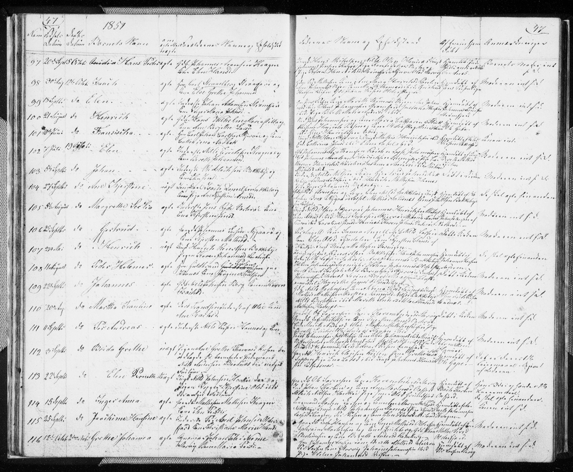 Skjervøy sokneprestkontor, AV/SATØ-S-1300/H/Ha/Hab/L0003klokker: Parish register (copy) no. 3, 1849-1861, p. 47-48