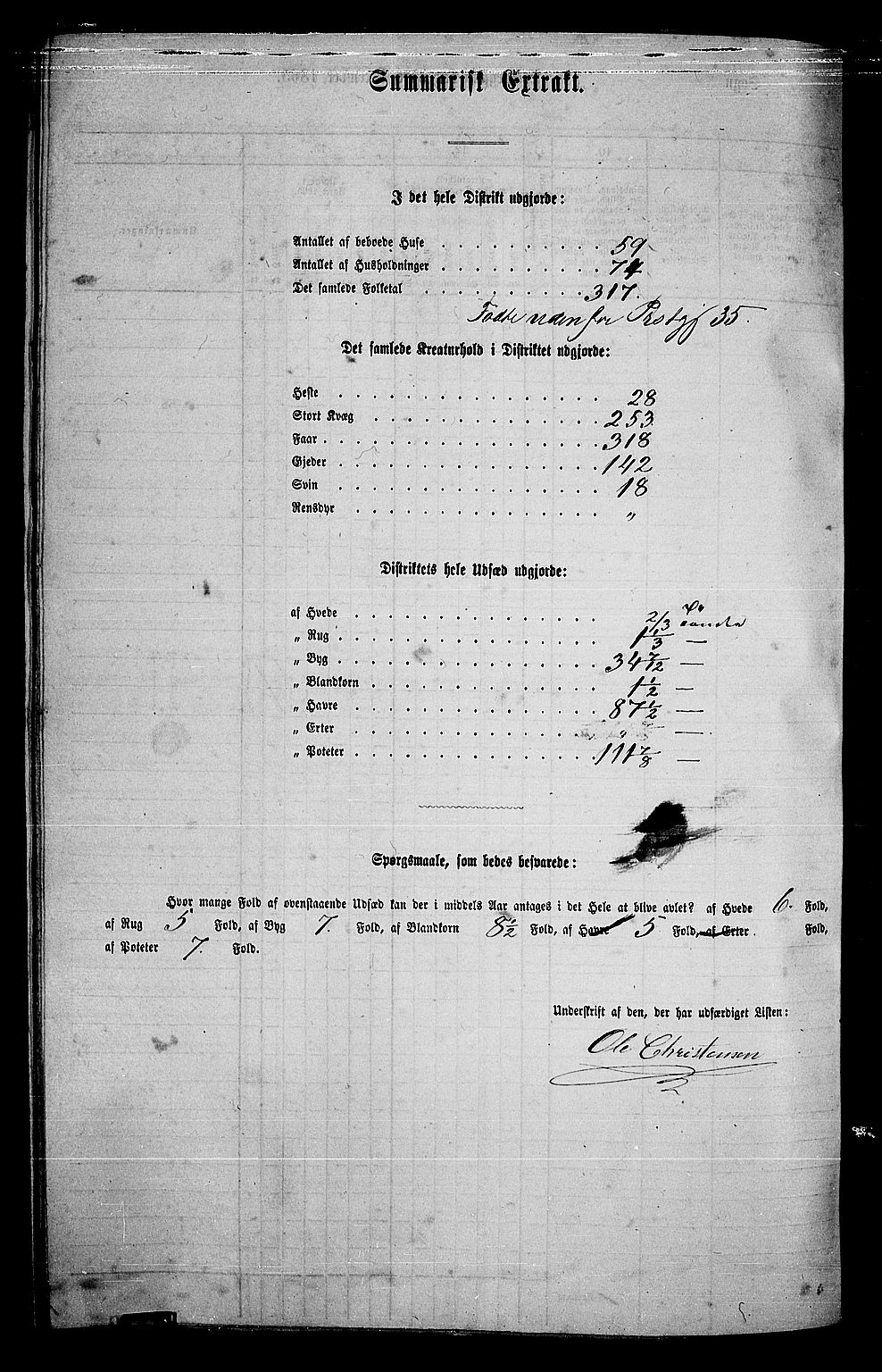 RA, 1865 census for Rollag, 1865, p. 50